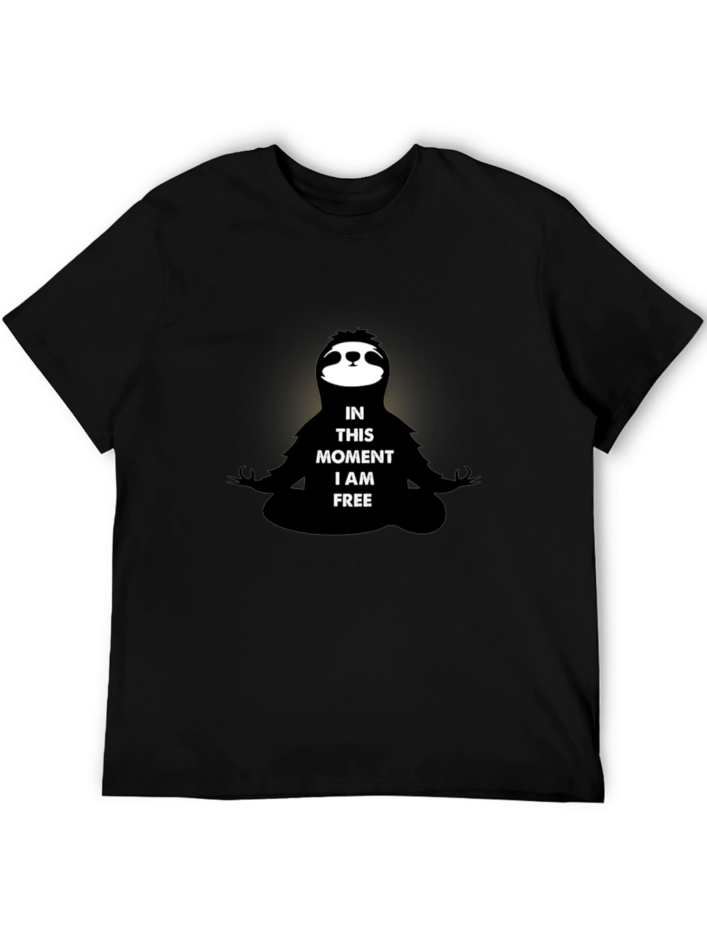 Meditating Sloth Graphic Tee - Relaxed Fit