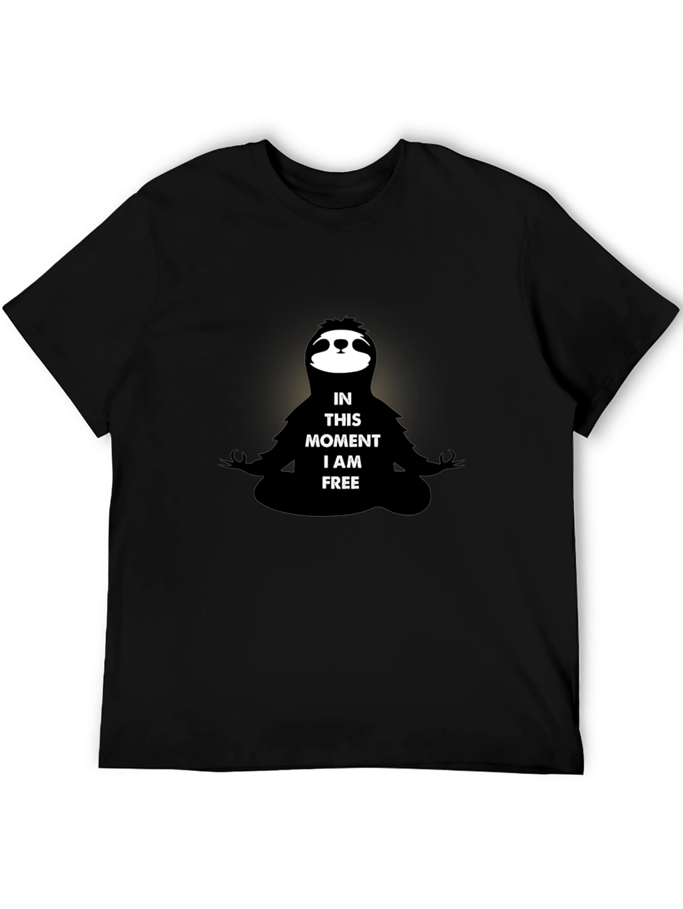 Meditating Sloth Graphic Tee - Relaxed Fit