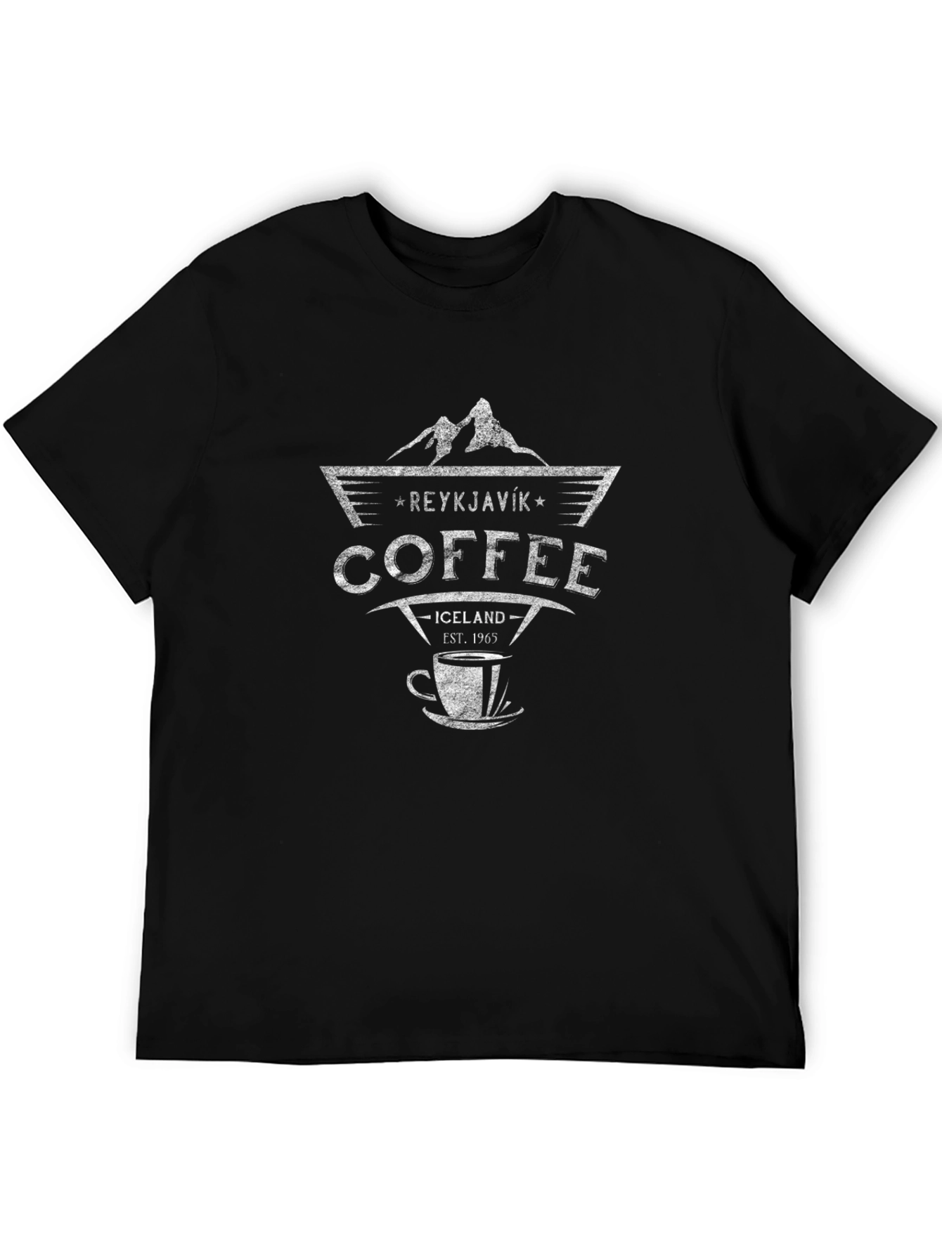 Reykjavik Coffee Graphic T-Shirt - Iceland Est. 1965