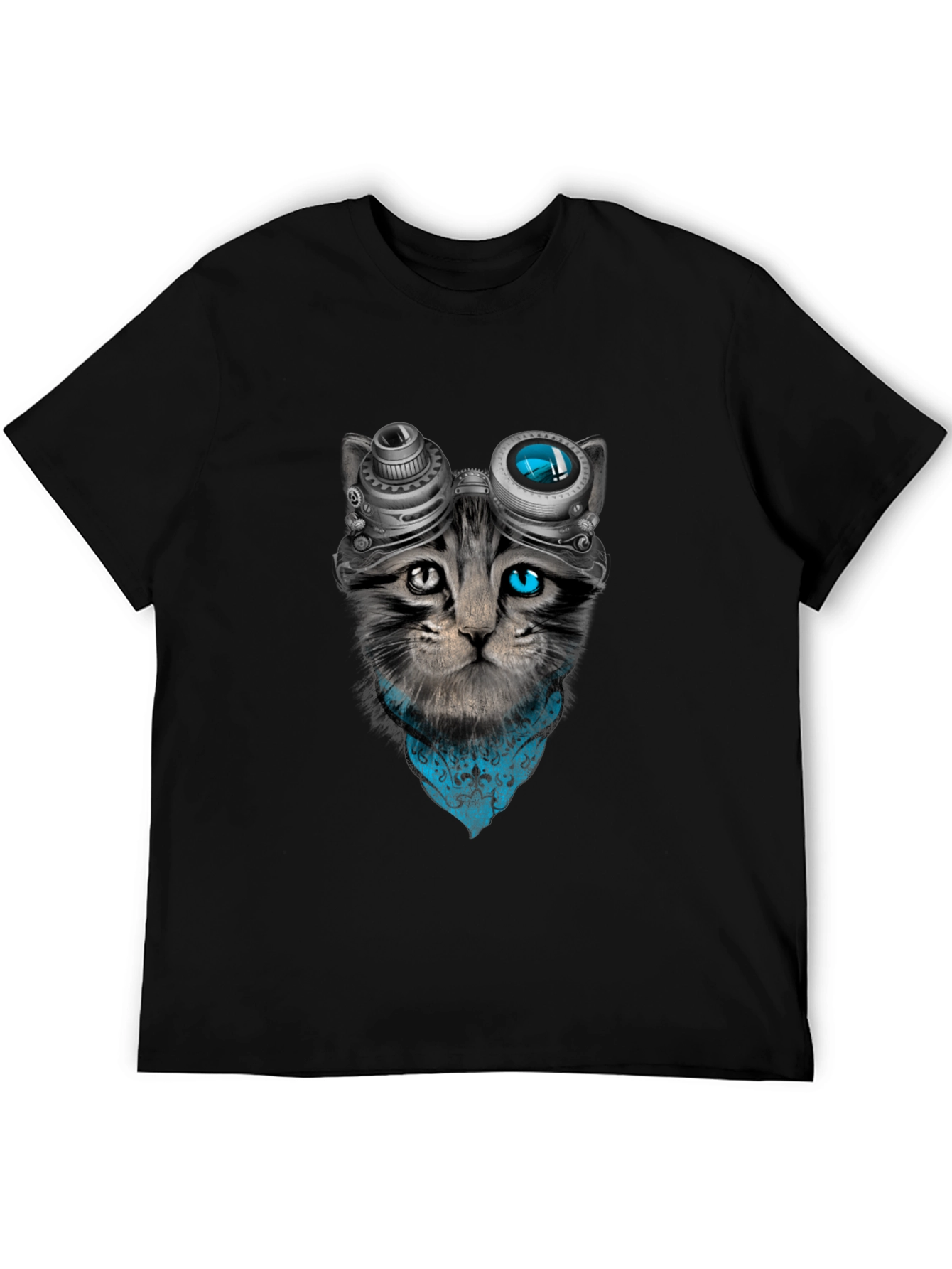 Steampunk Cat Graphic Tee
