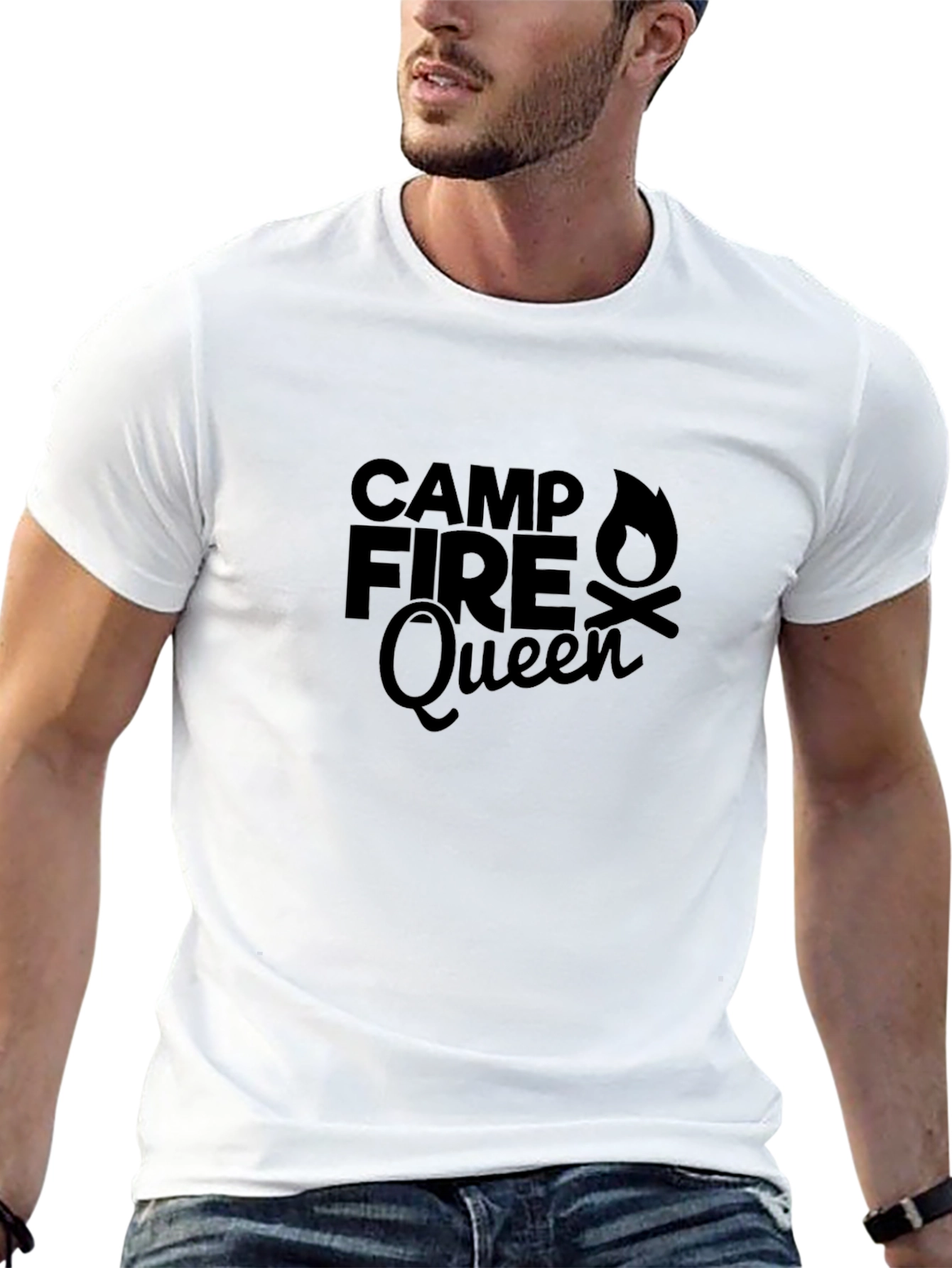Camp Fire Queen Graphic Tee