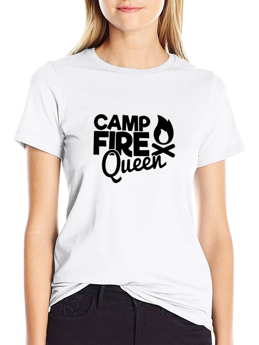 Camp Fire Queen Graphic Tee