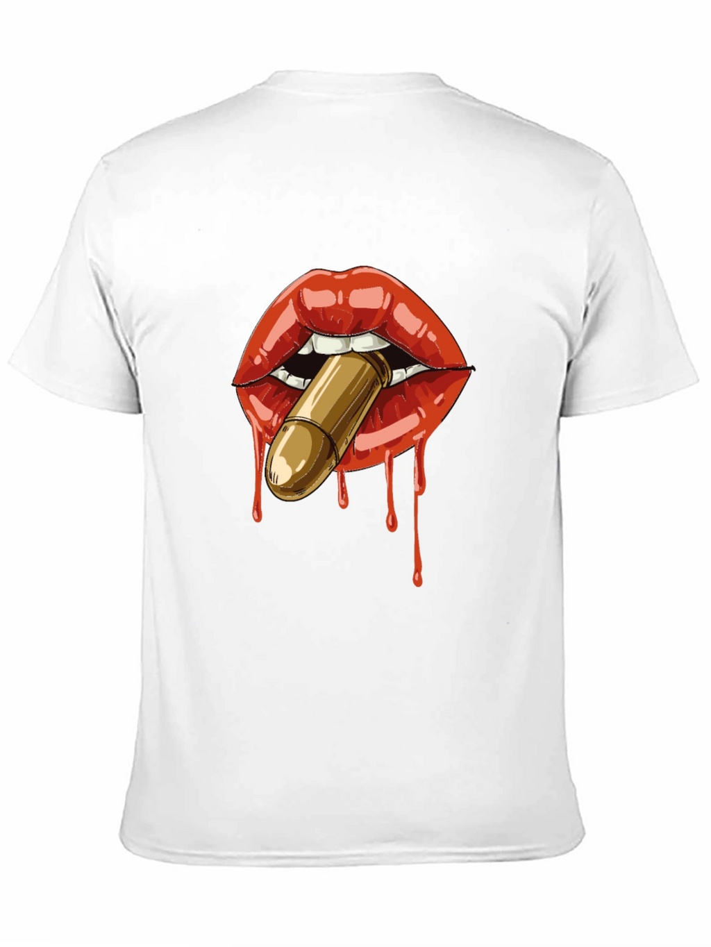 Lips Bullet Black T-Shirt