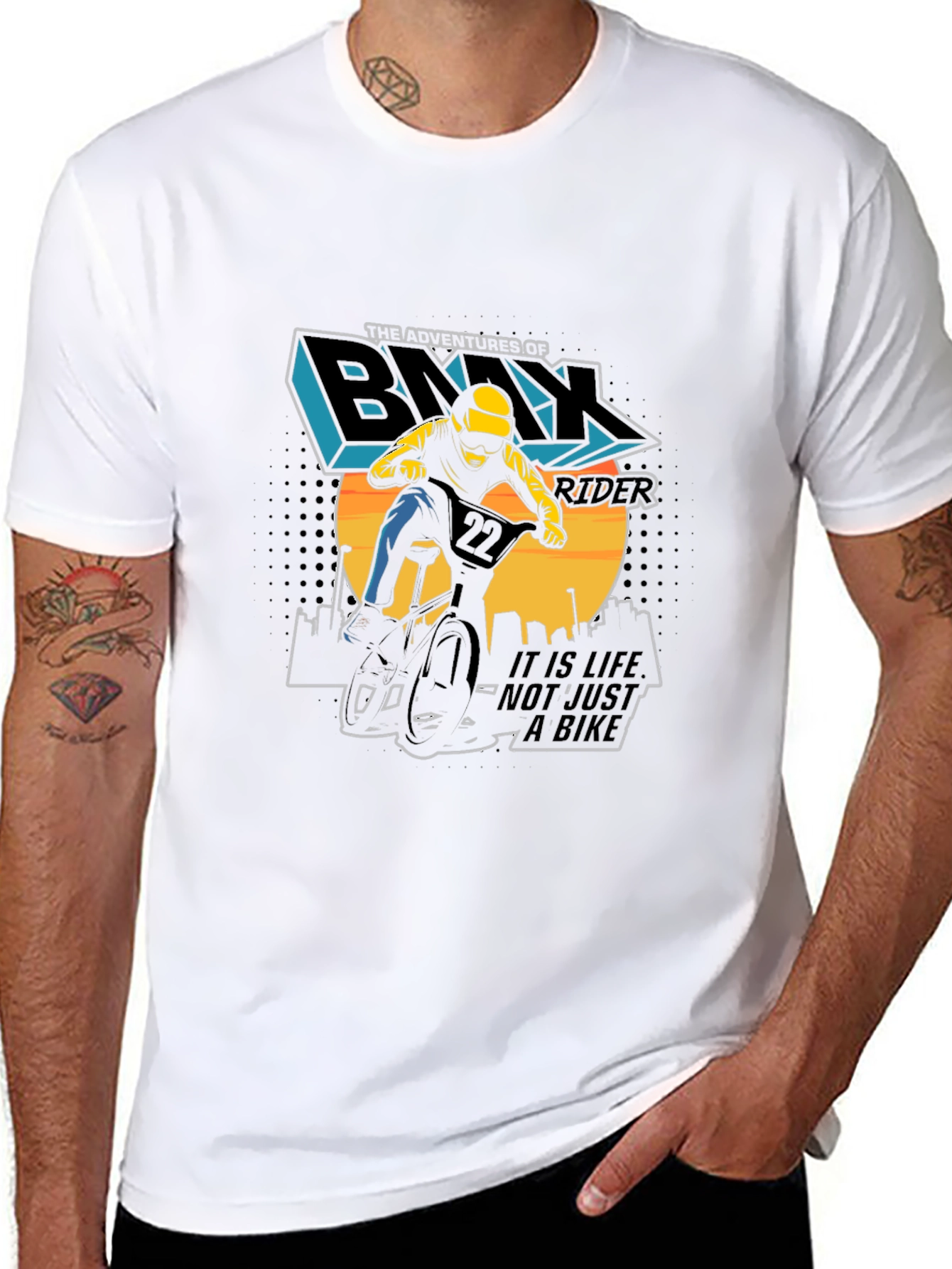BMX Rider Graphic Tee - Adventure Awaits!