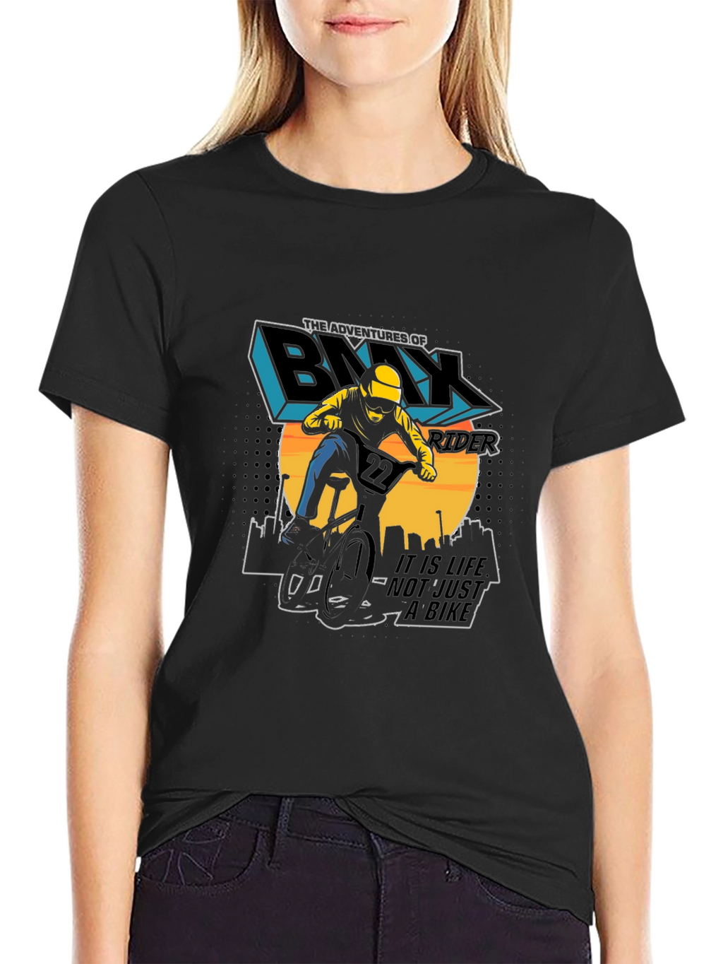 BMX Rider Graphic Tee - Adventure Awaits!