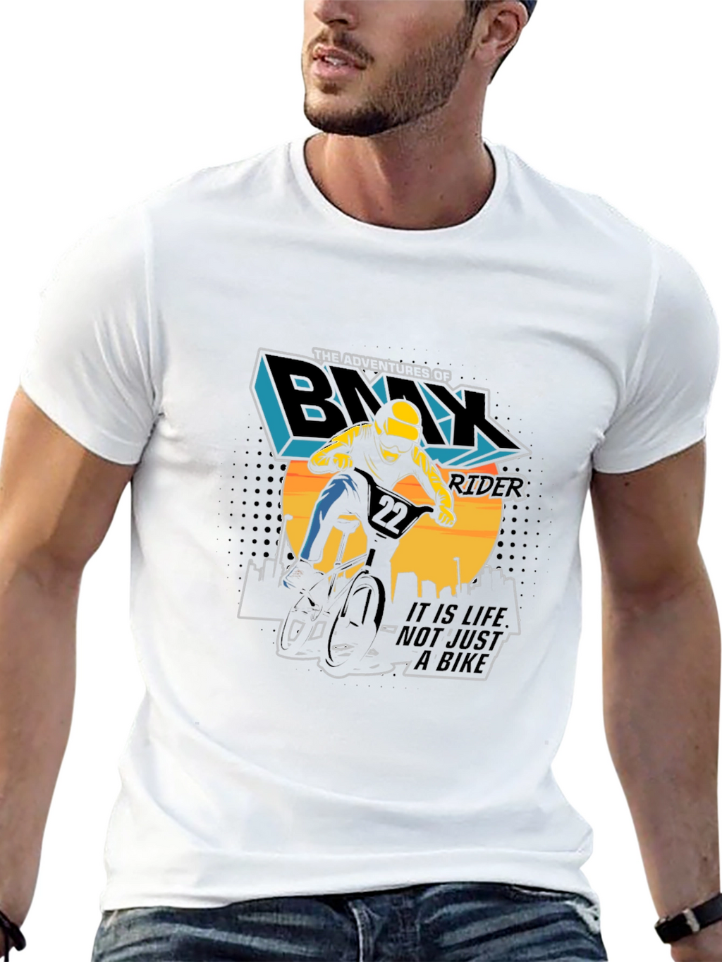 BMX Rider Graphic Tee - Adventure Awaits!