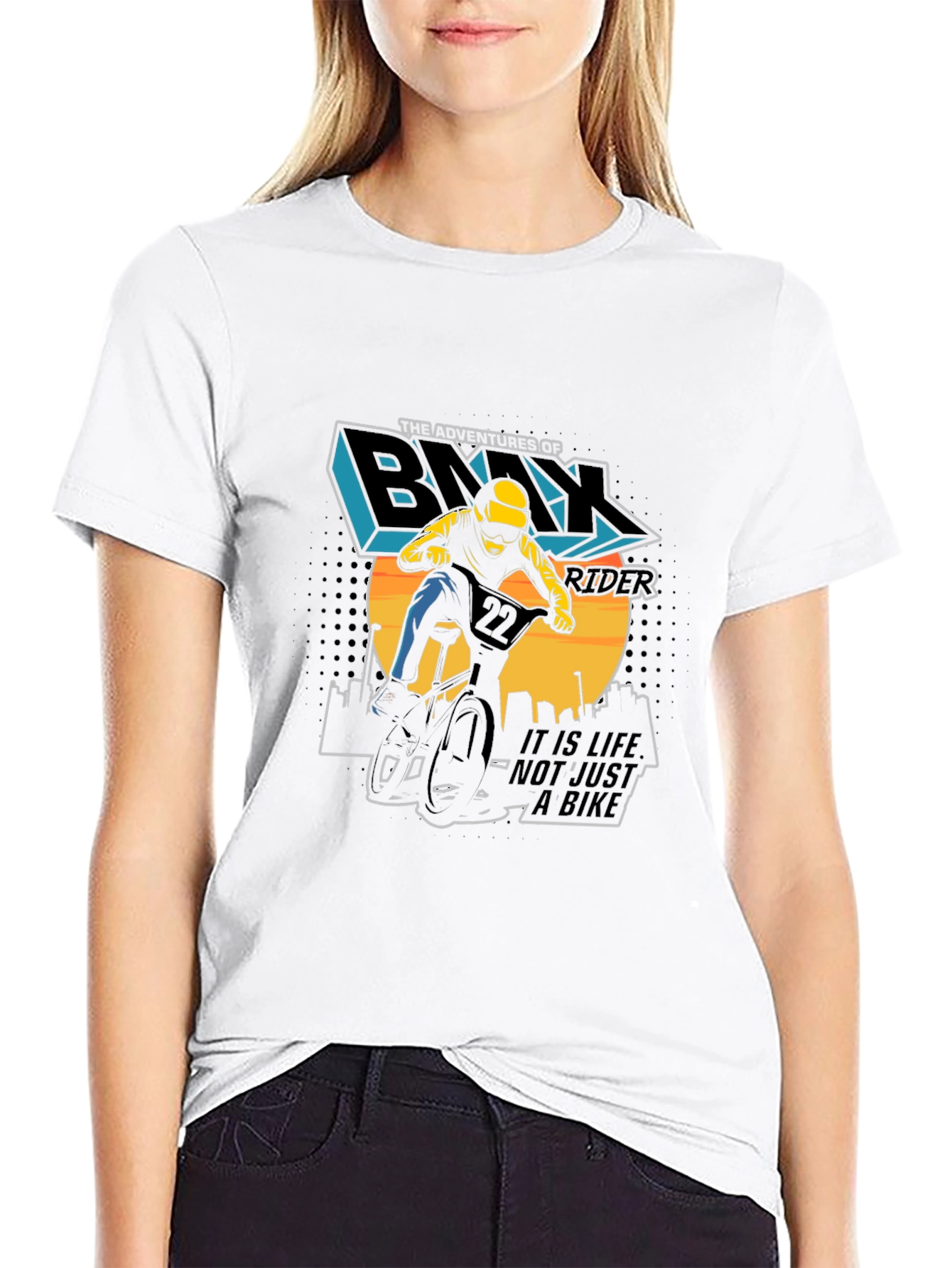 BMX Rider Graphic Tee - Adventure Awaits!