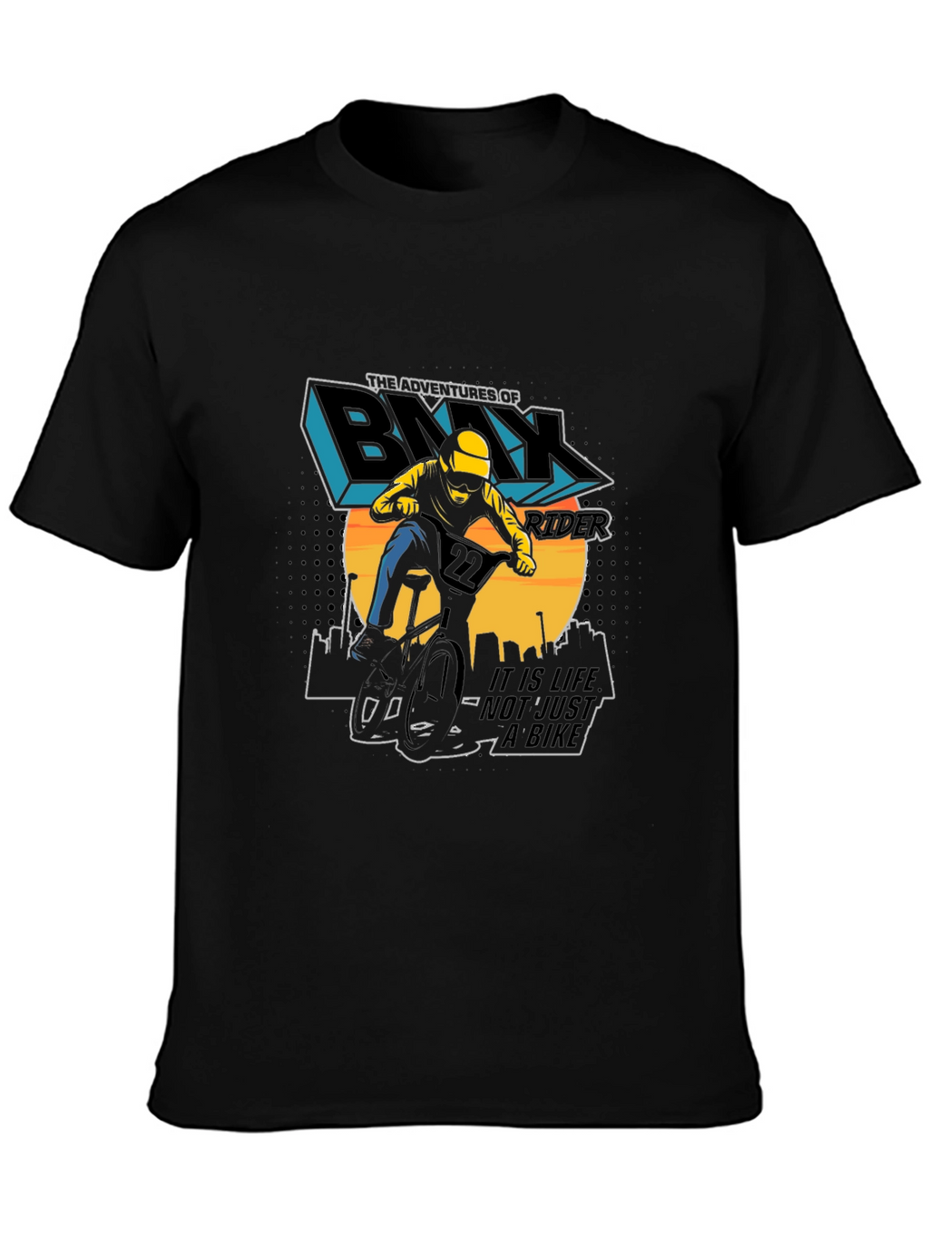 BMX Rider Graphic Tee - Adventure Awaits!