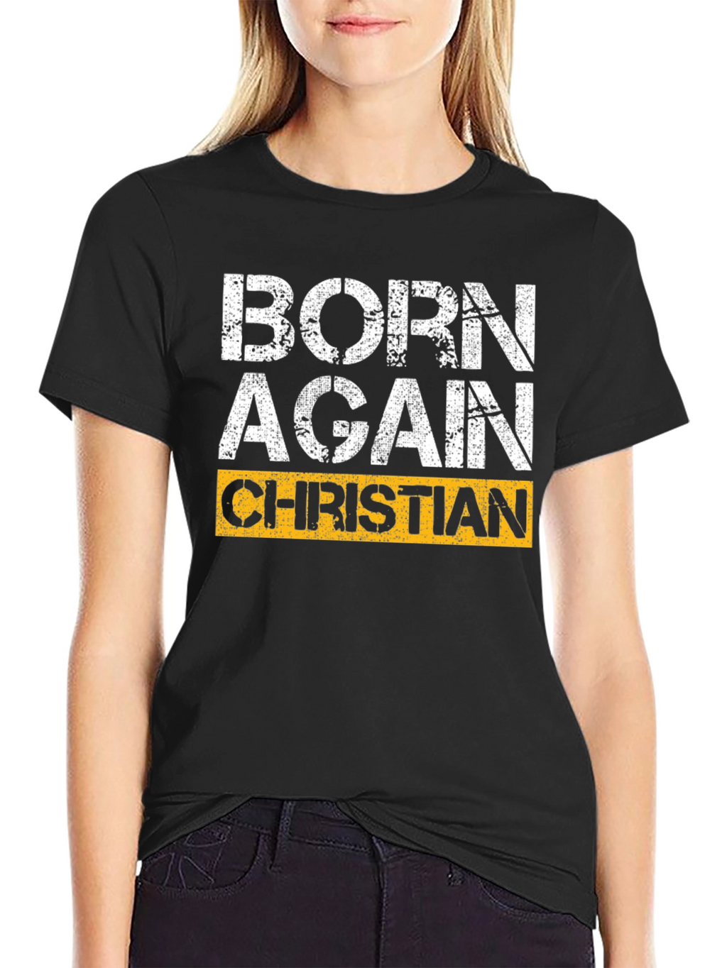Born Again Christian T-Shirt - Graphic Religious Tee