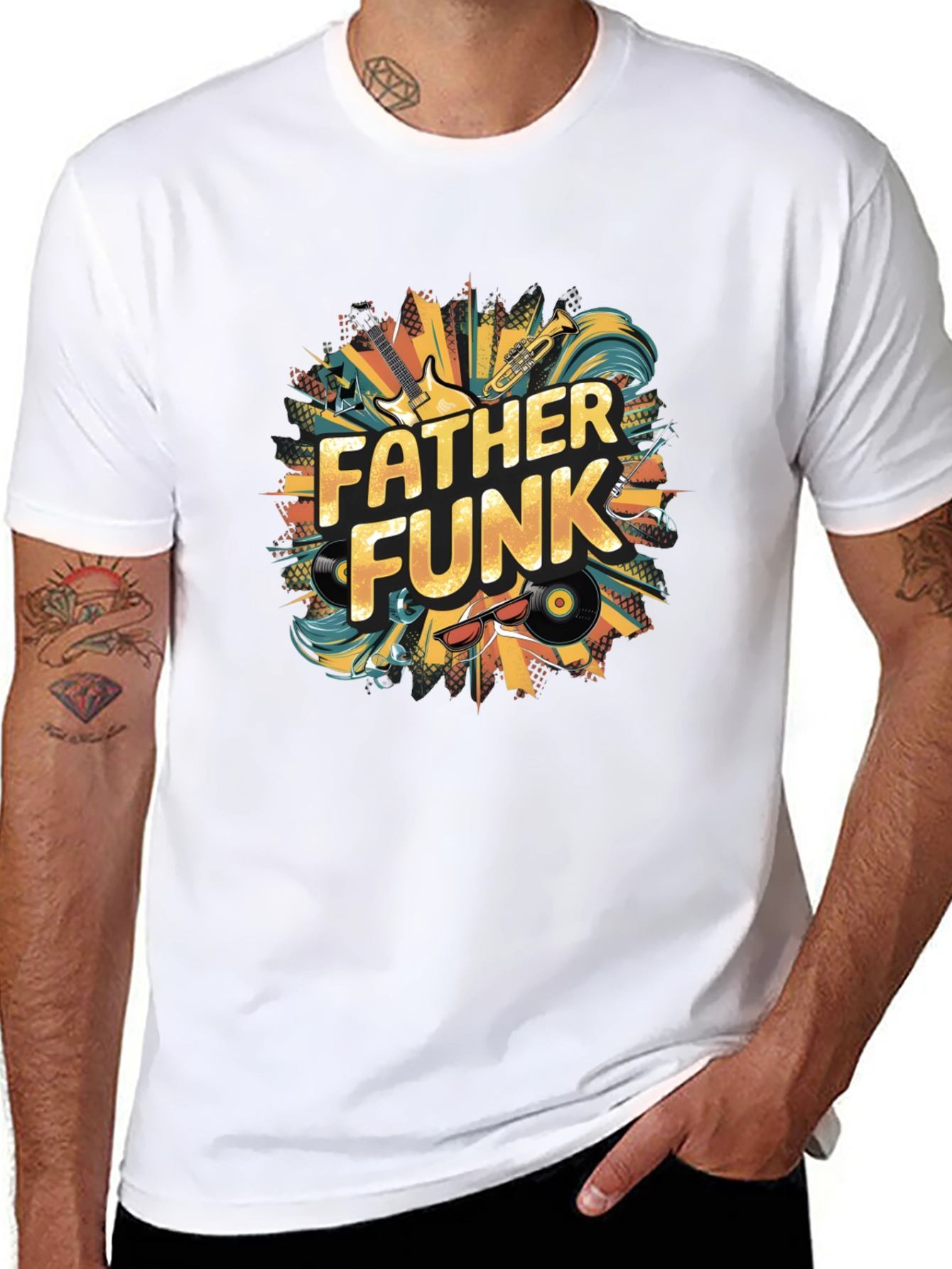 Father Funk Music Graphic T-Shirt