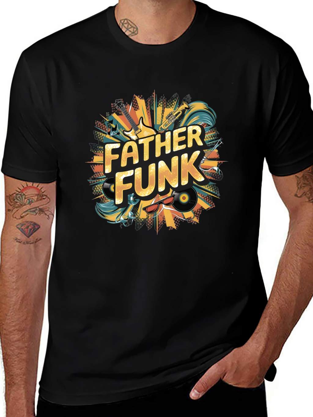 Father Funk Music Graphic T-Shirt