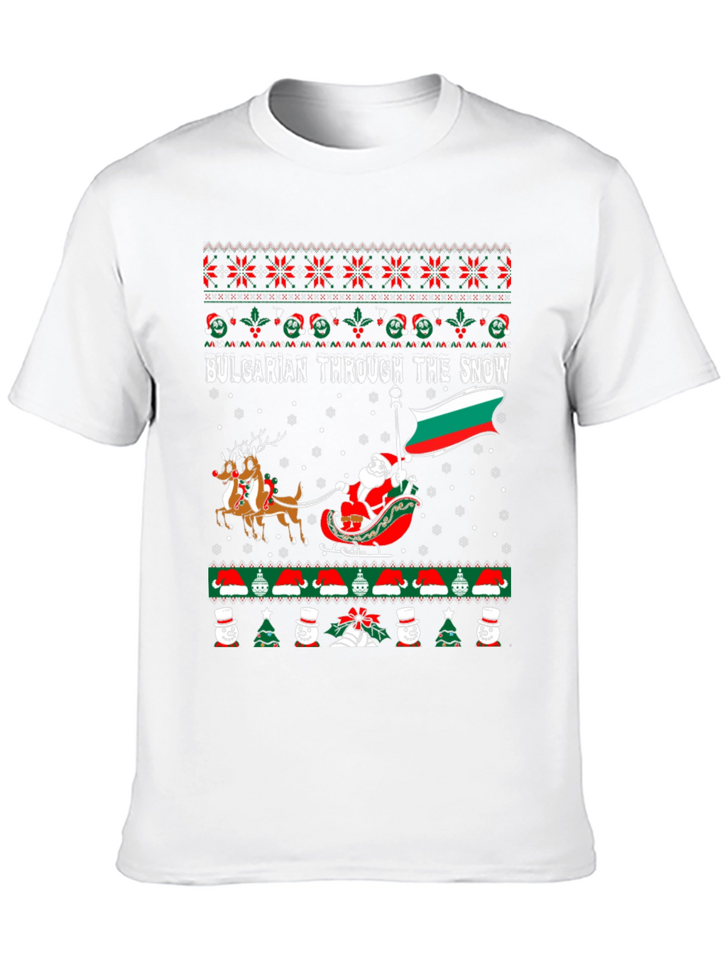 Bulgarian Christmas Ugly Sweater T-Shirt