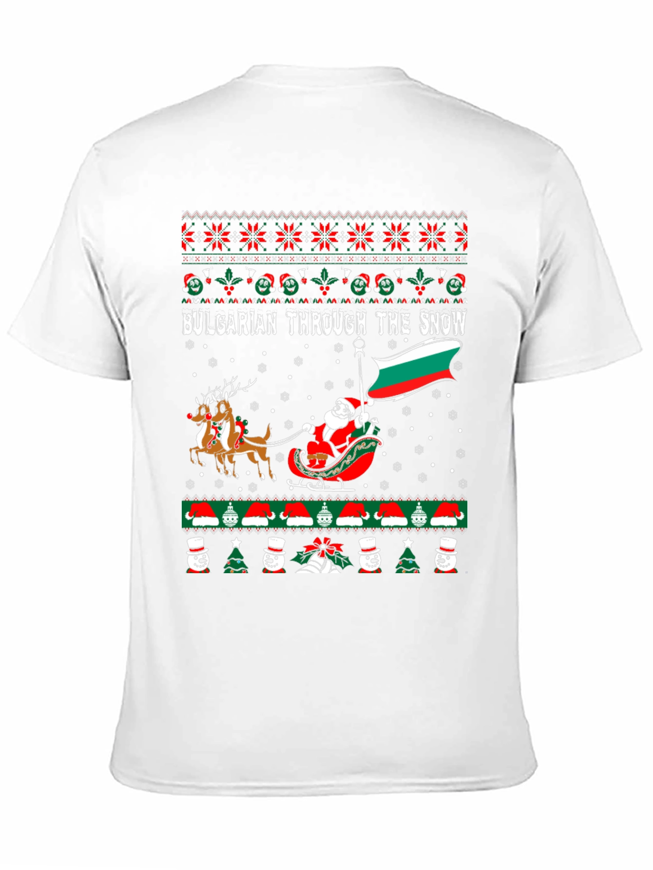 Bulgarian Christmas Ugly Sweater T-Shirt
