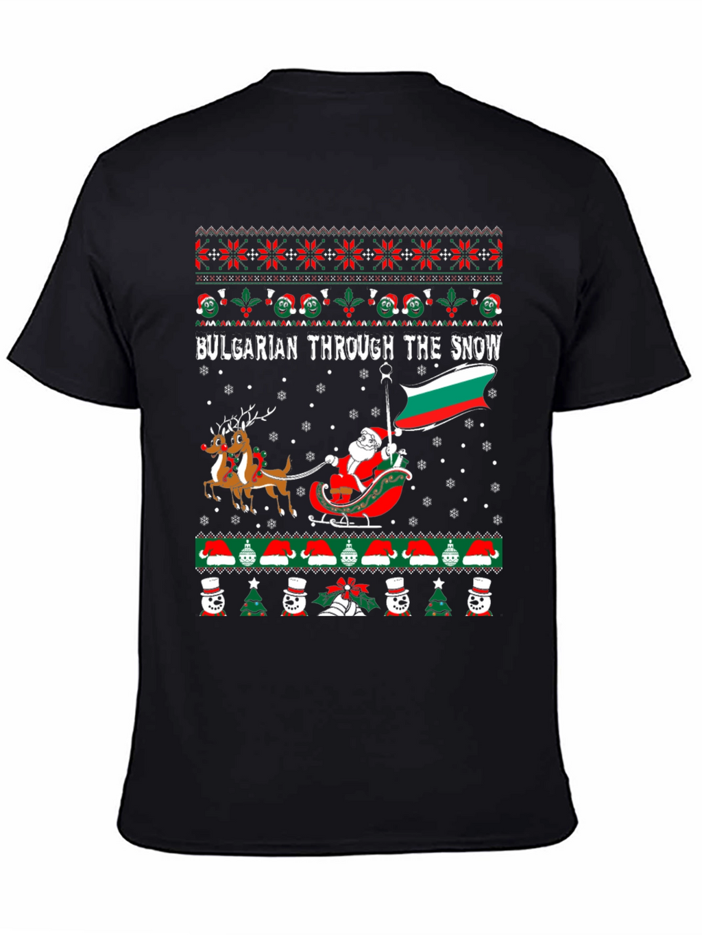 Bulgarian Christmas Ugly Sweater T-Shirt