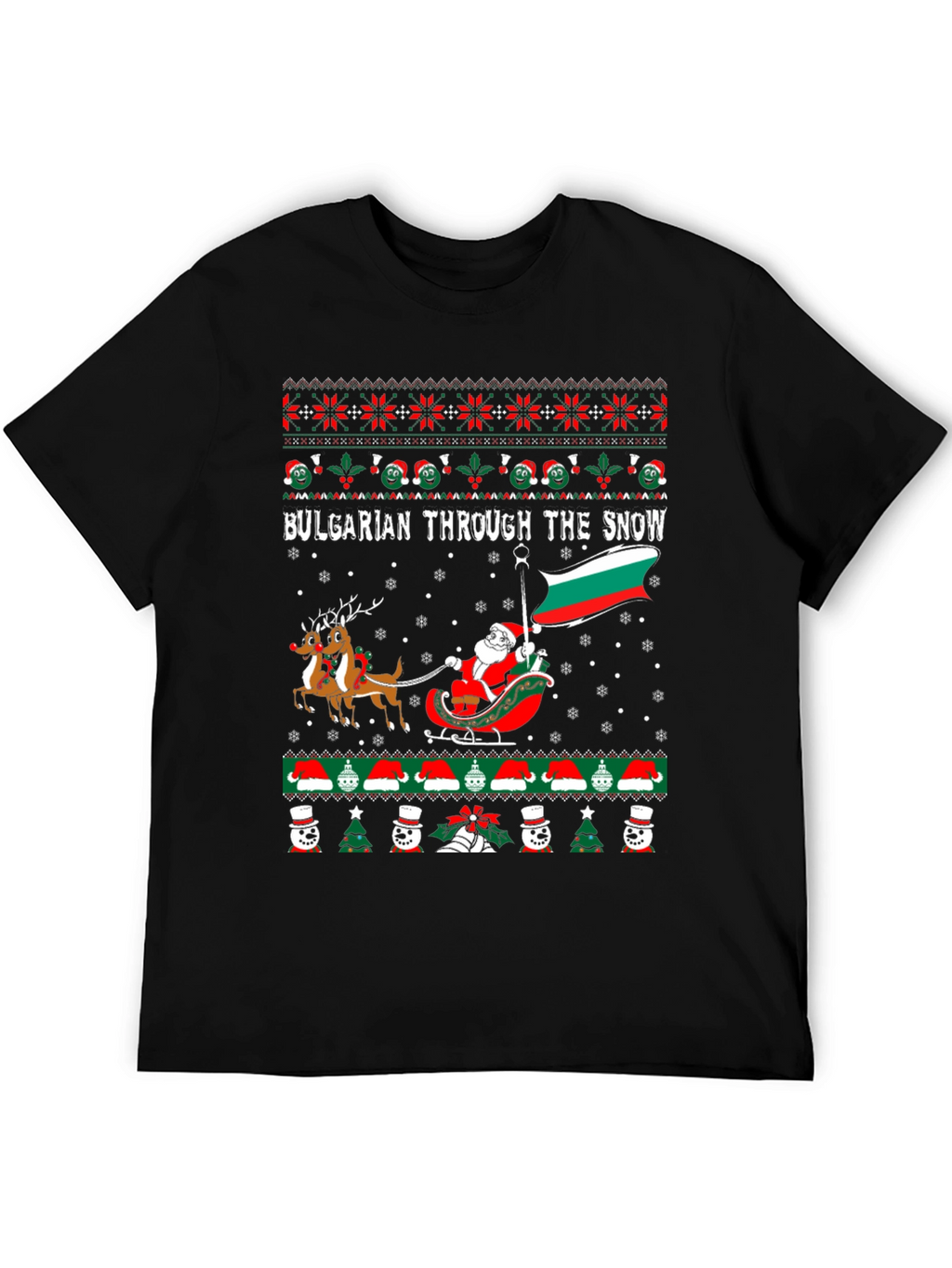 Bulgarian Christmas Ugly Sweater T-Shirt