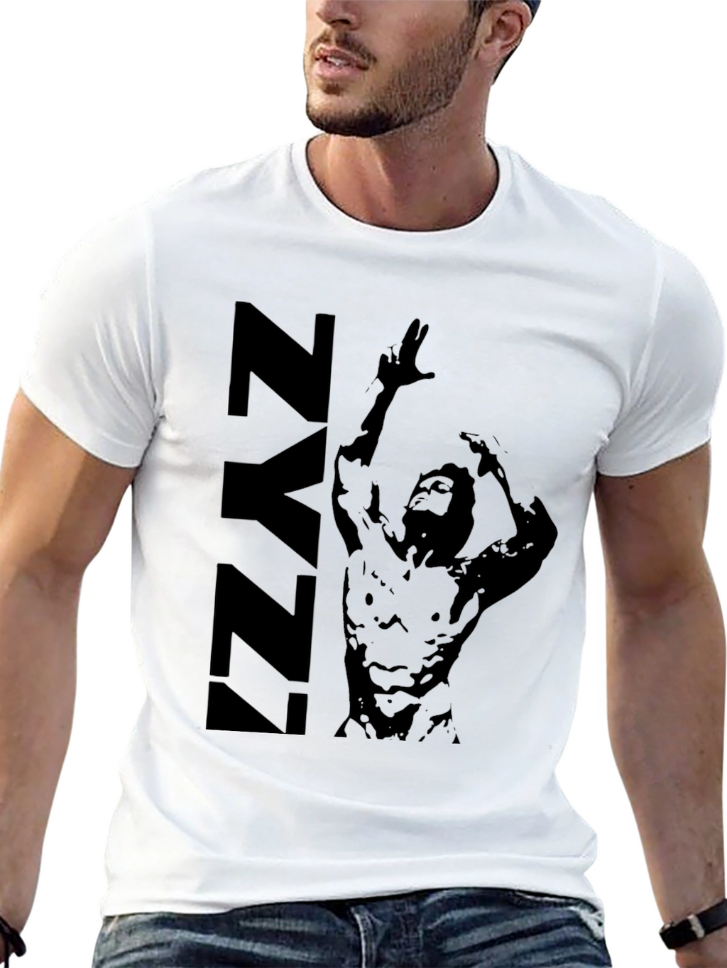 ZYZZ Graphic Print Tee - Mens Black T-Shirt