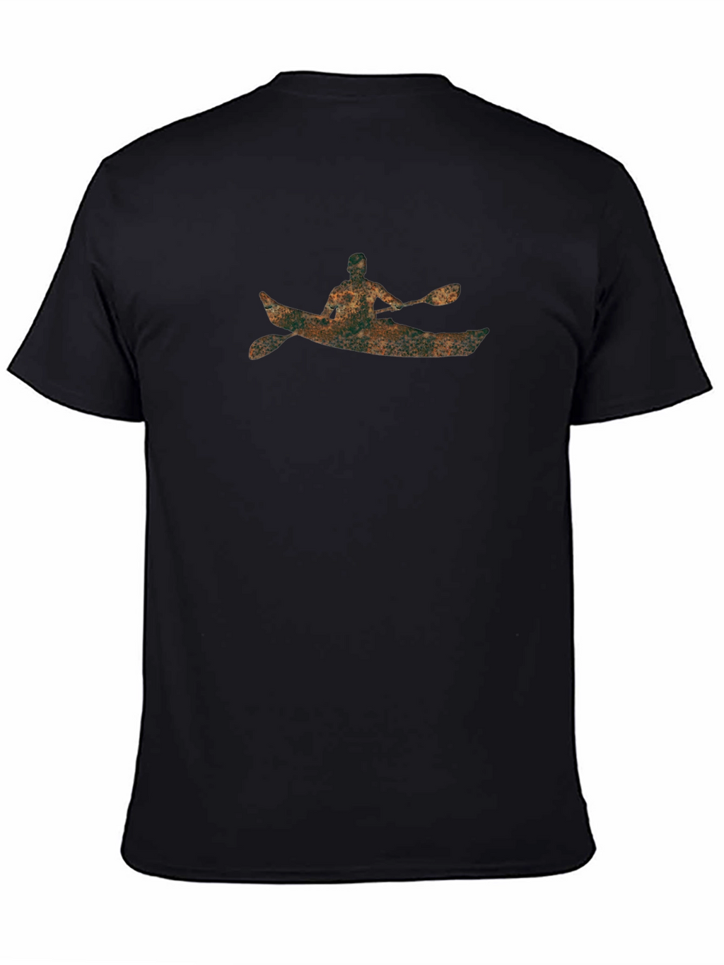 Kayak Graphic Tee - Black Cotton Blend