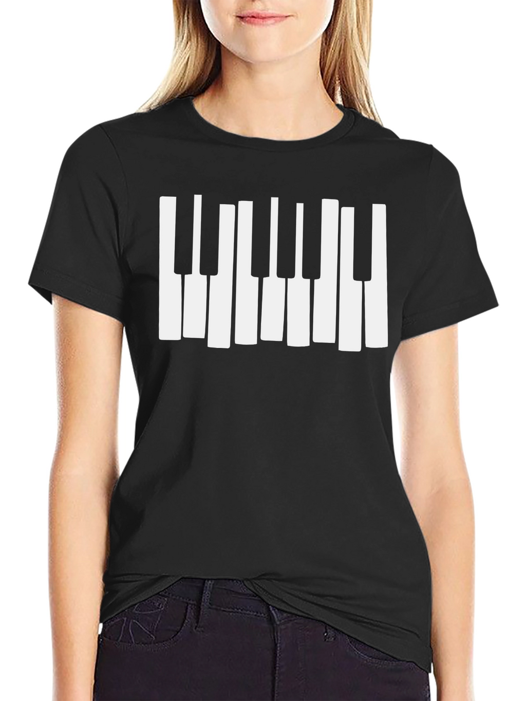Piano Keys Graphic T-Shirt - Musician Tee