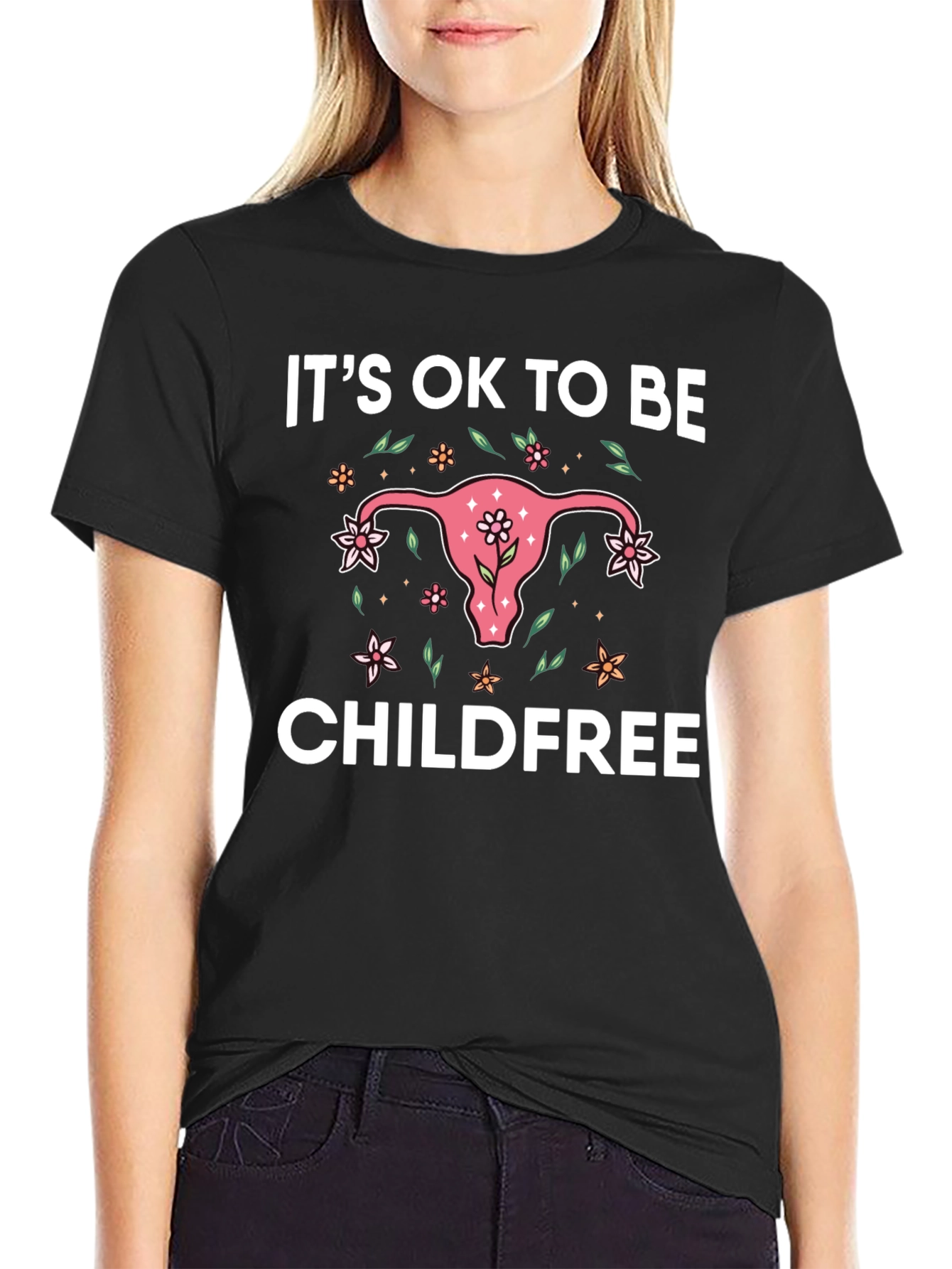 Its Ok to be Childfree Graphic Tee