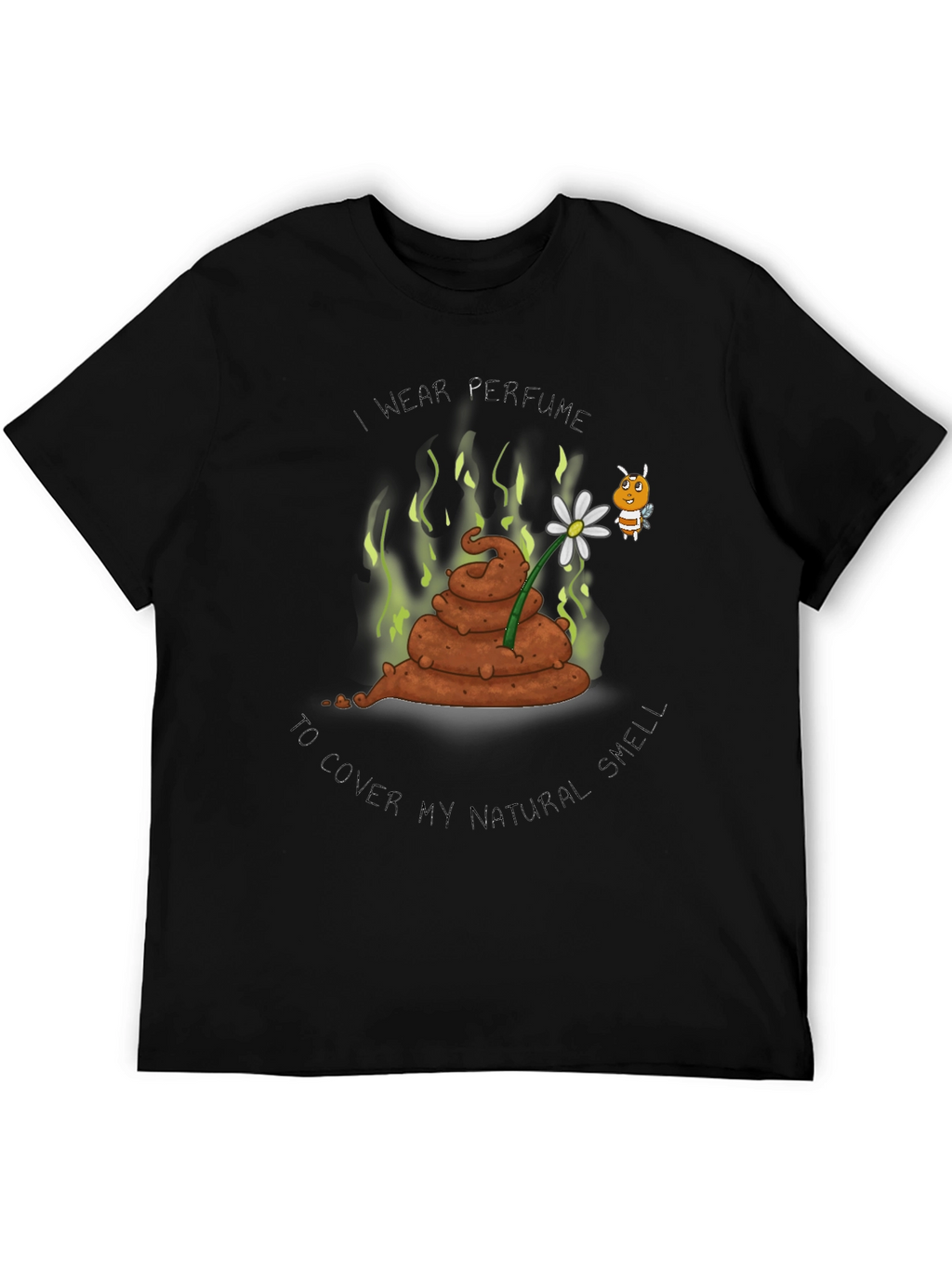 Humorous Graphic Tee: Natural Smell