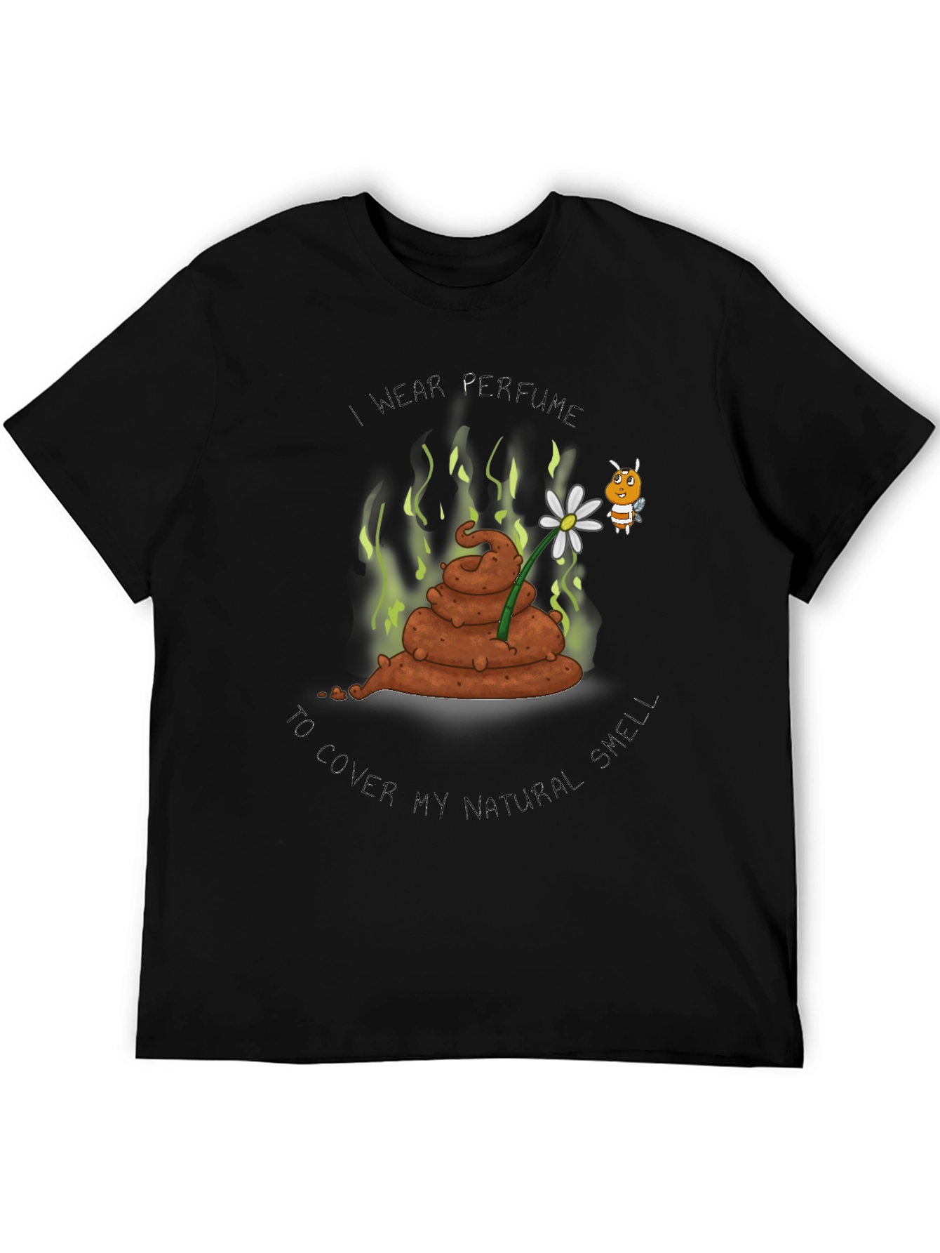 Humorous Graphic Tee: Natural Smell
