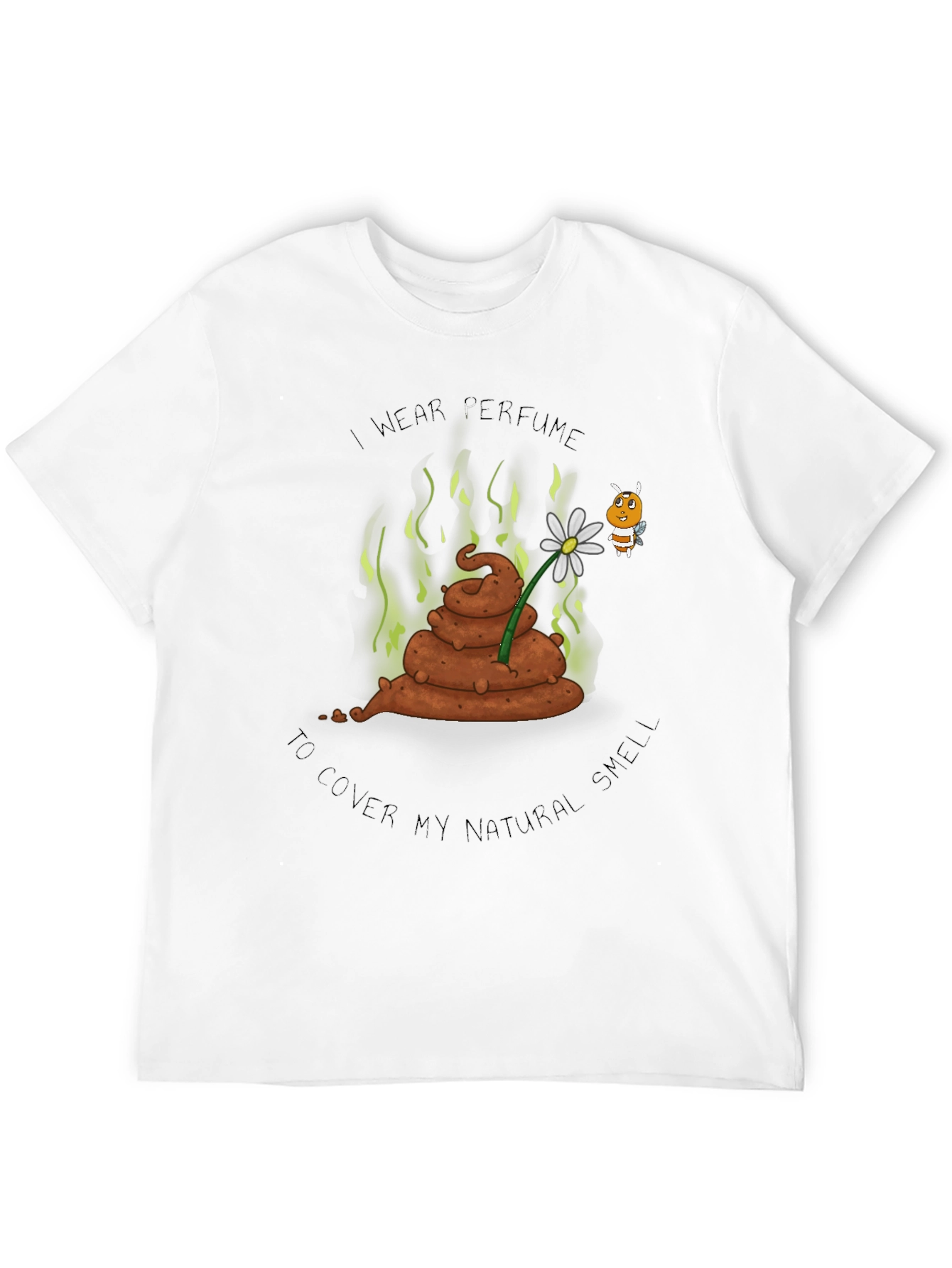 Humorous Graphic Tee: Natural Smell