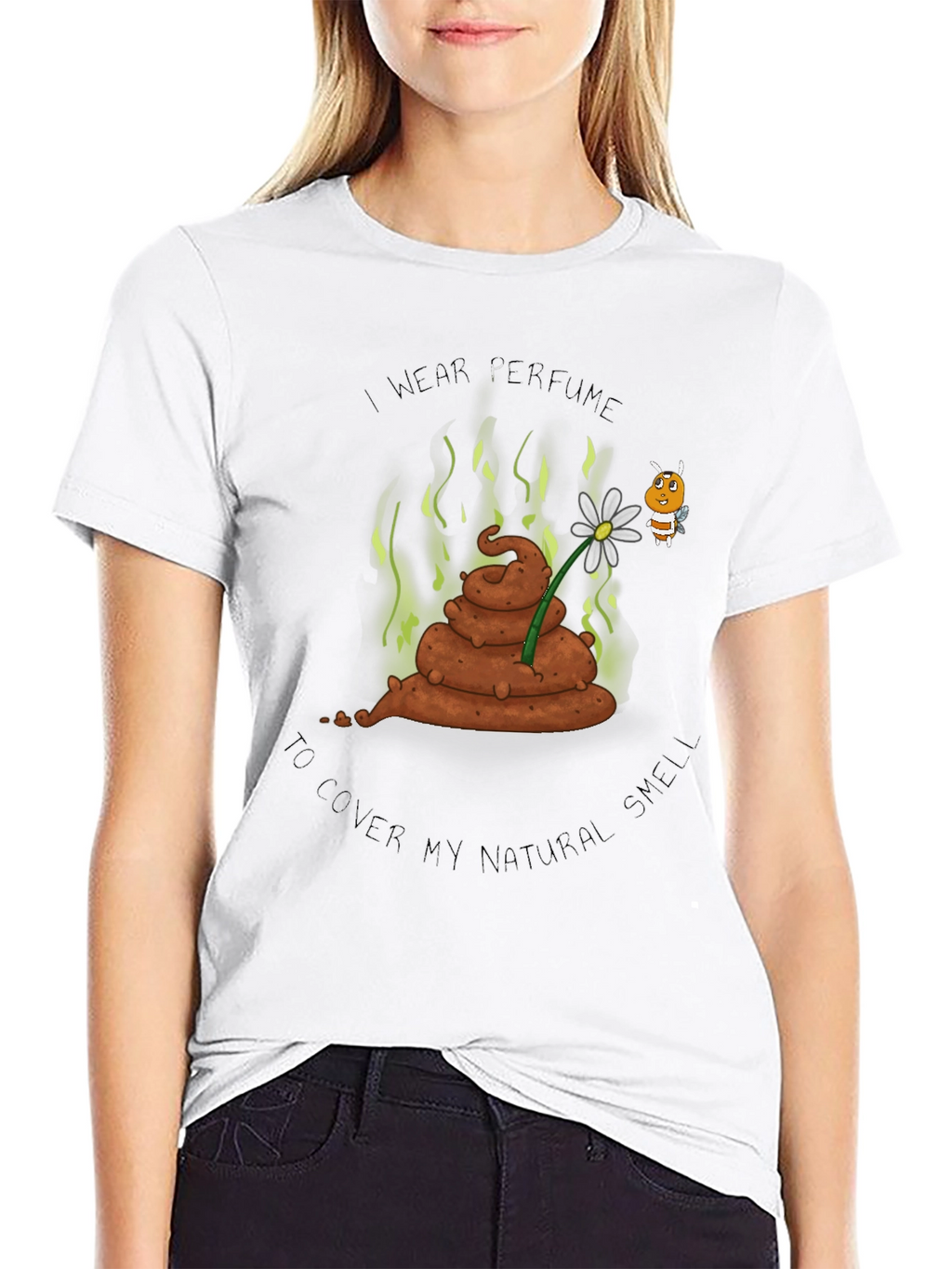 Humorous Graphic Tee: Natural Smell