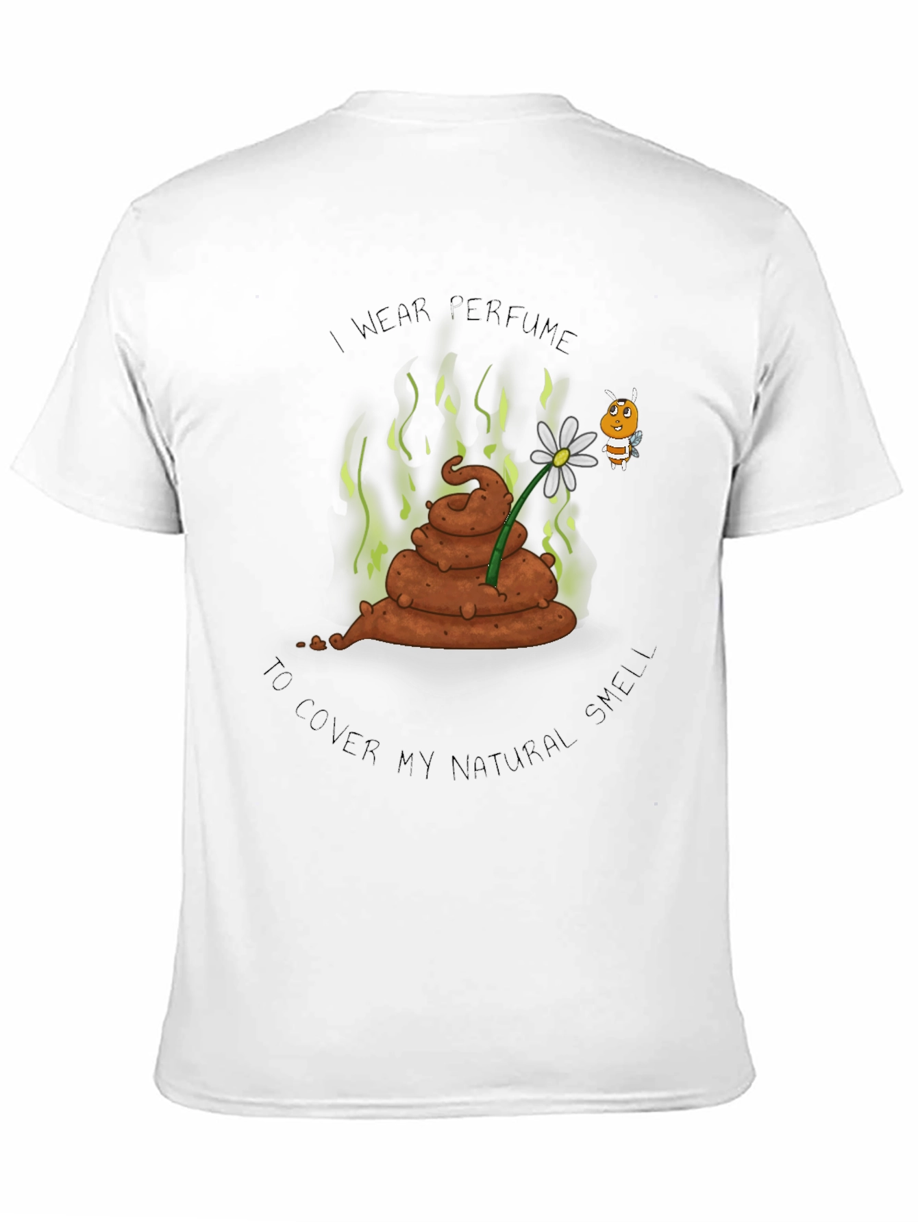 Humorous Graphic Tee: Natural Smell