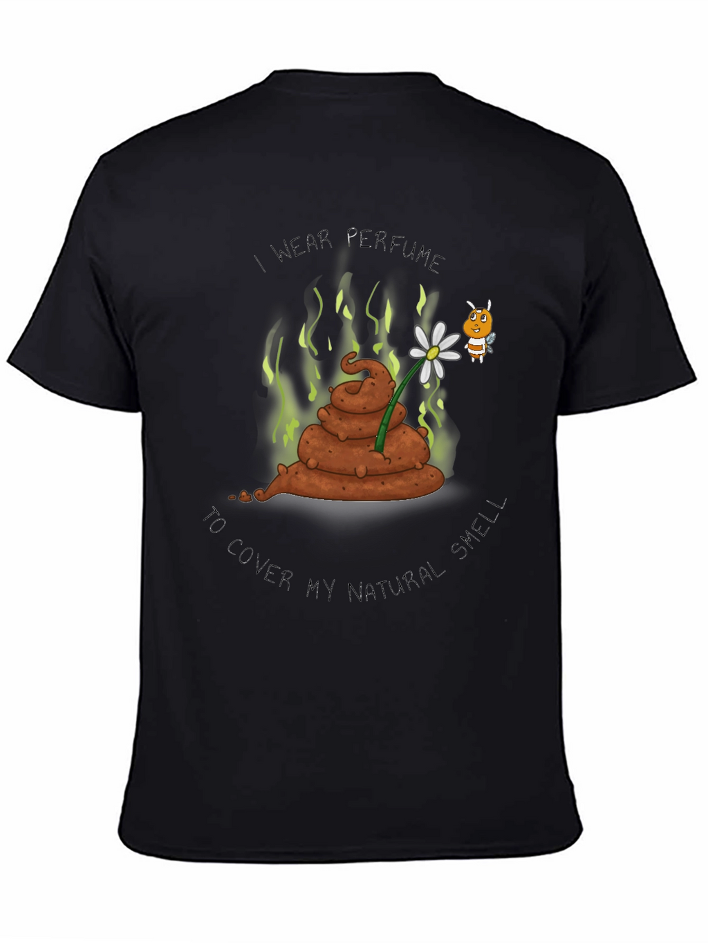 Humorous Graphic Tee: Natural Smell