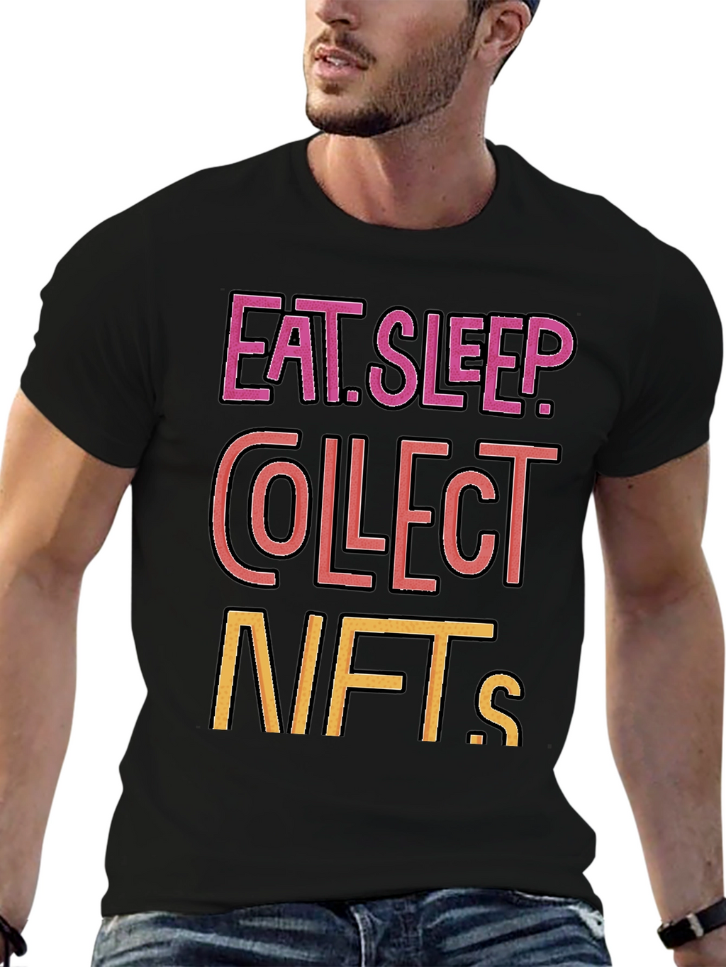 Eat Sleep Collect NFTs T-Shirt
