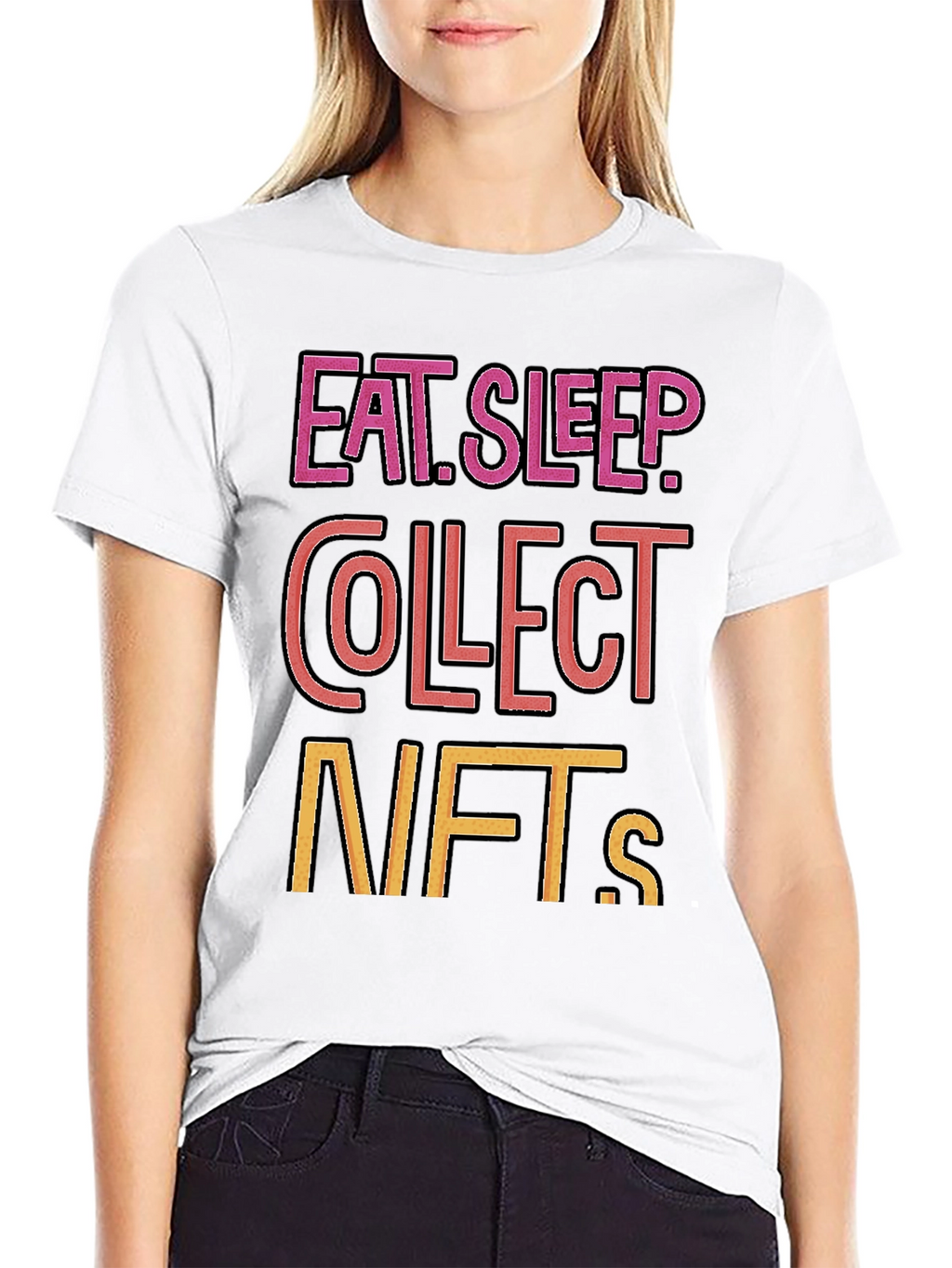 Eat Sleep Collect NFTs T-Shirt