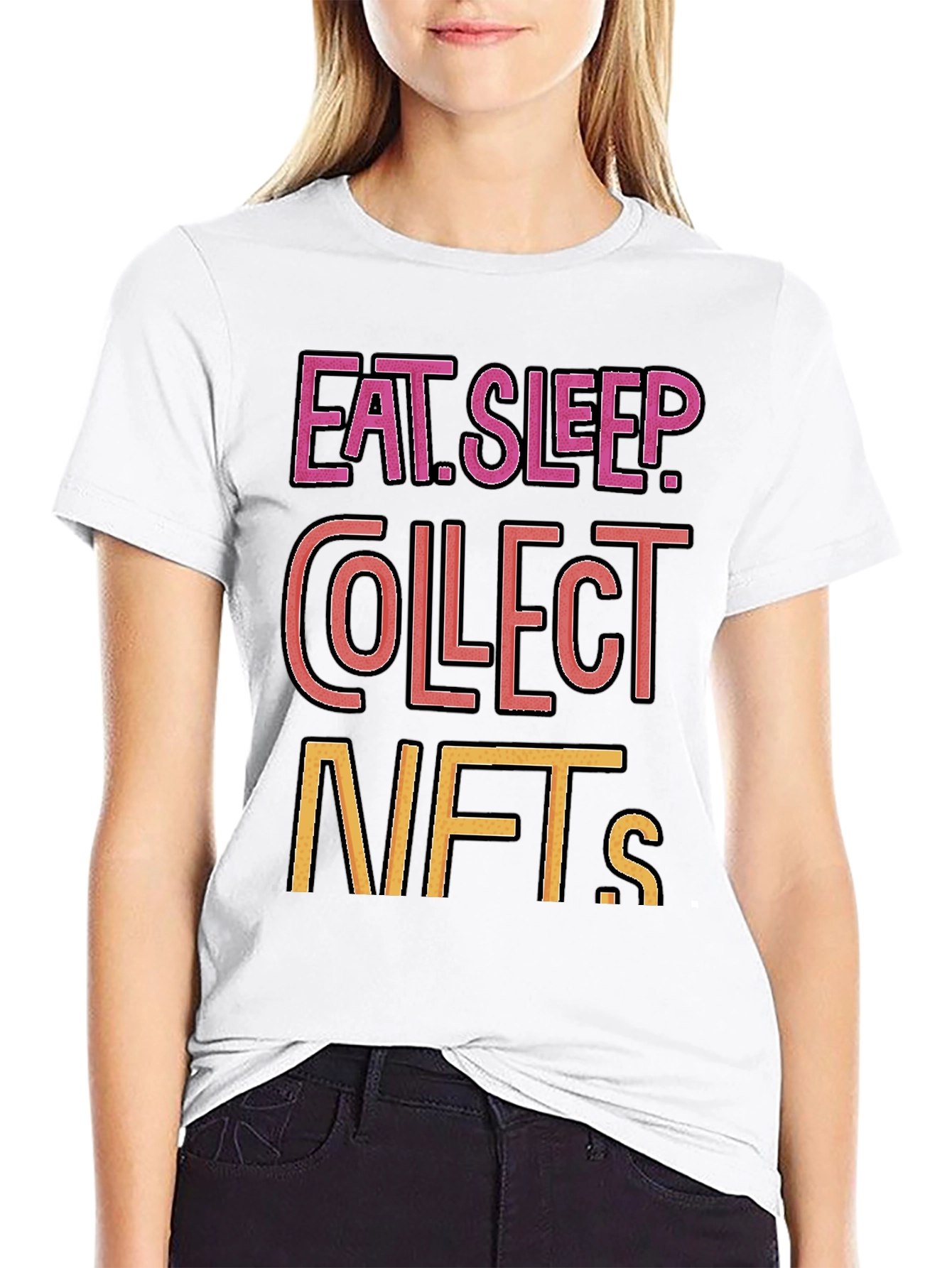 Eat Sleep Collect NFTs T-Shirt