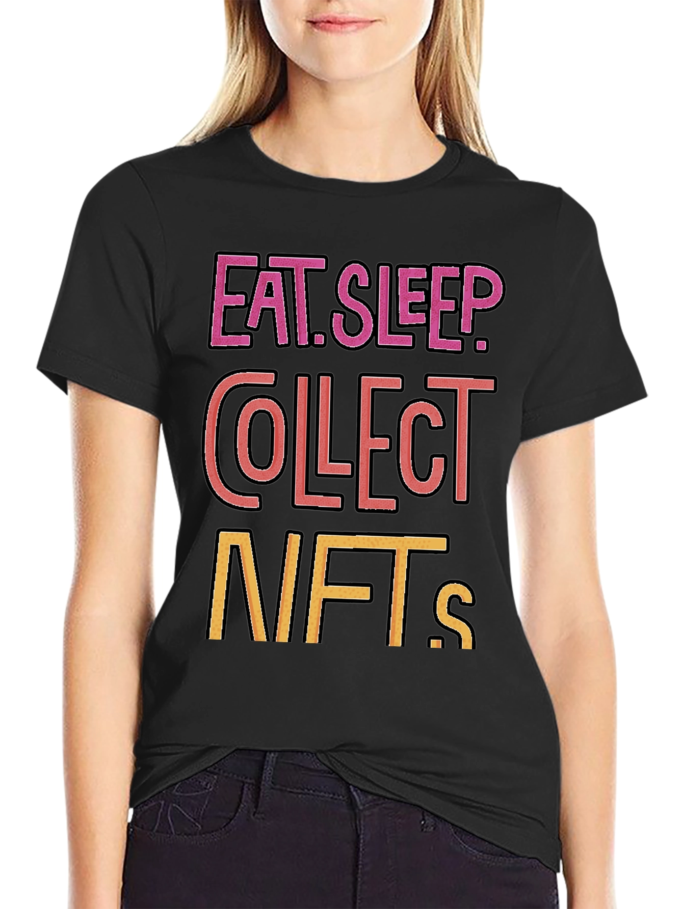Eat Sleep Collect NFTs T-Shirt