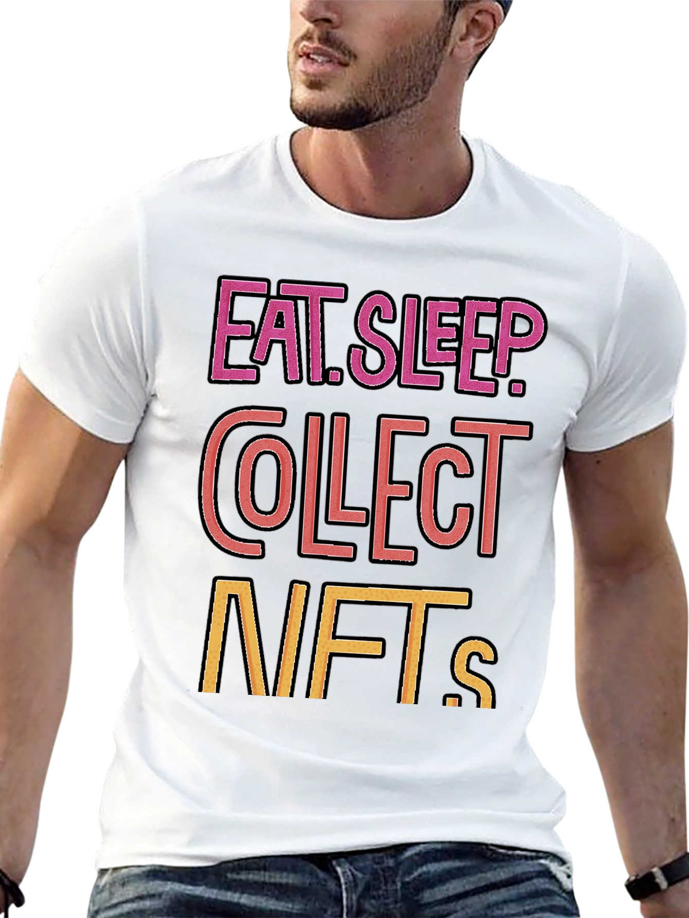 Eat Sleep Collect NFTs T-Shirt