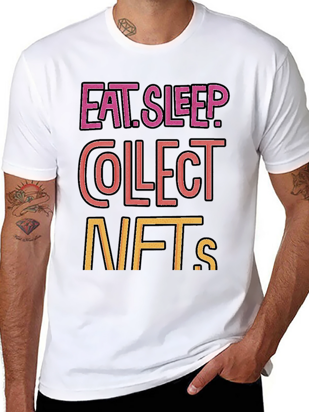Eat Sleep Collect NFTs T-Shirt