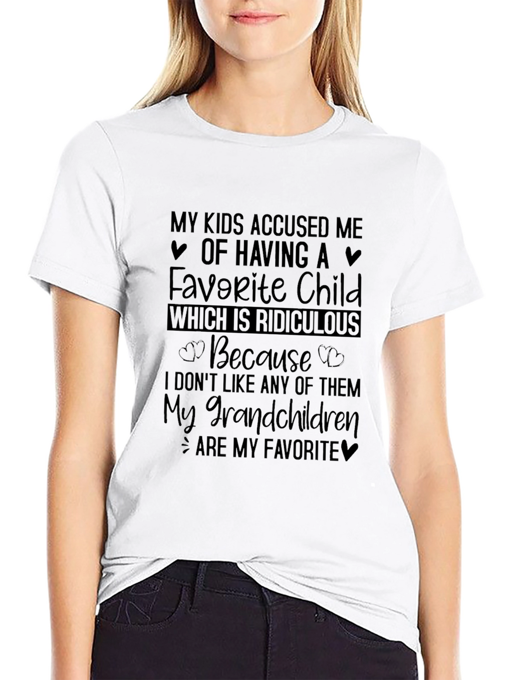 Funny Grandparent T-Shirt: My Grandchildren Are My Favorite
