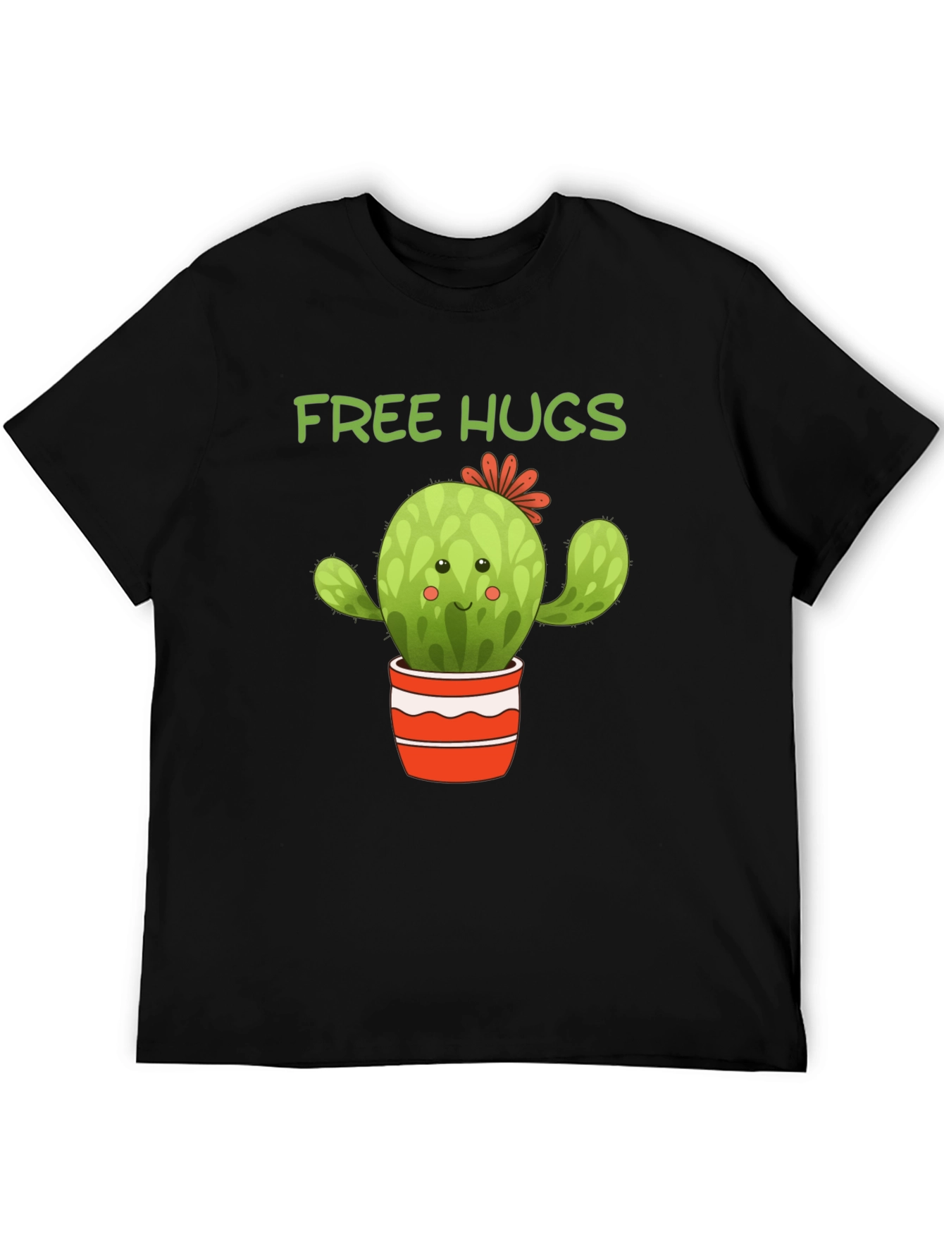 Free Hugs Cactus T-Shirt - Cute Graphic Tee