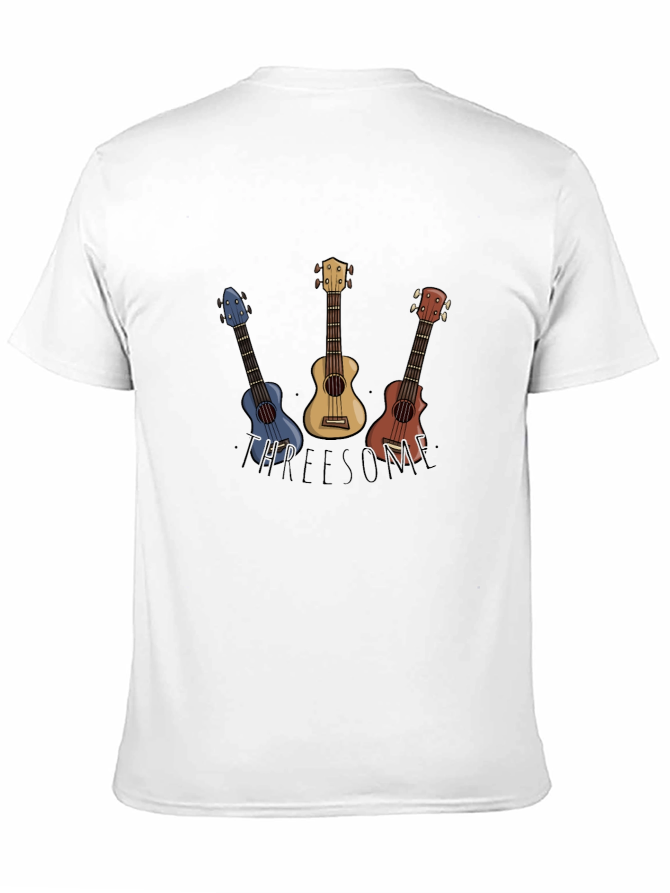 Ukulele T-Shirt - APREESOME - Black Cotton