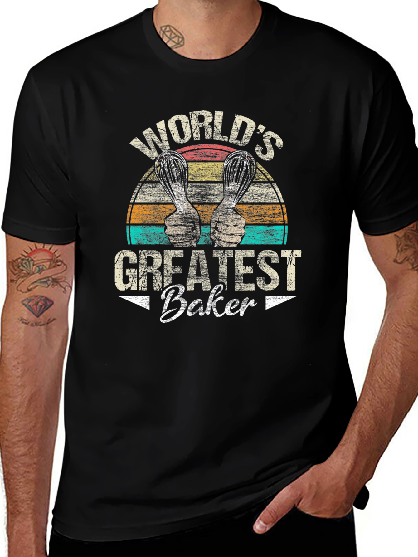 Worlds Greatest Baker T-Shirt - Funny Baking Gift