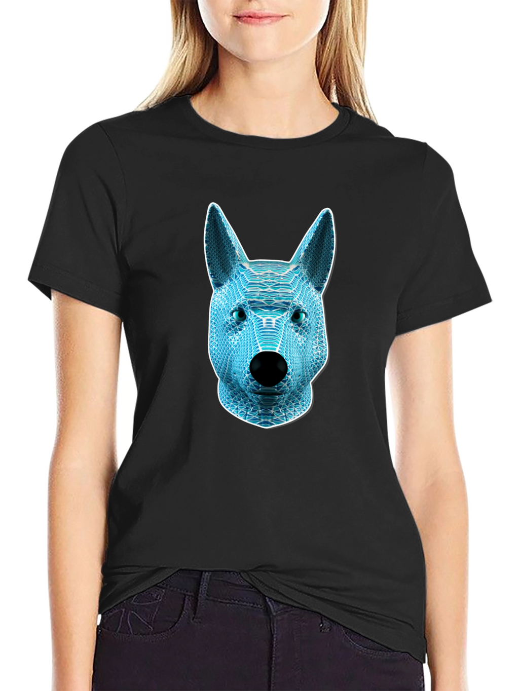 Cyber Dog T-Shirt - Unique Graphic Tee