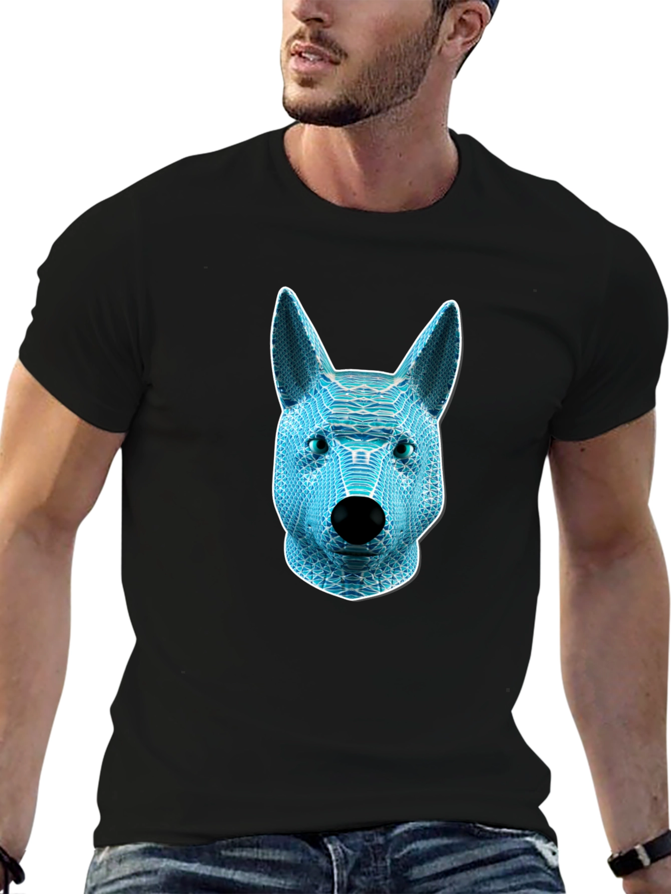 Cyber Dog T-Shirt - Unique Graphic Tee