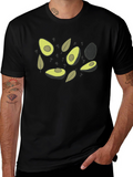 Avocado Graphic Tee - Trendy Fruit Design Shirt