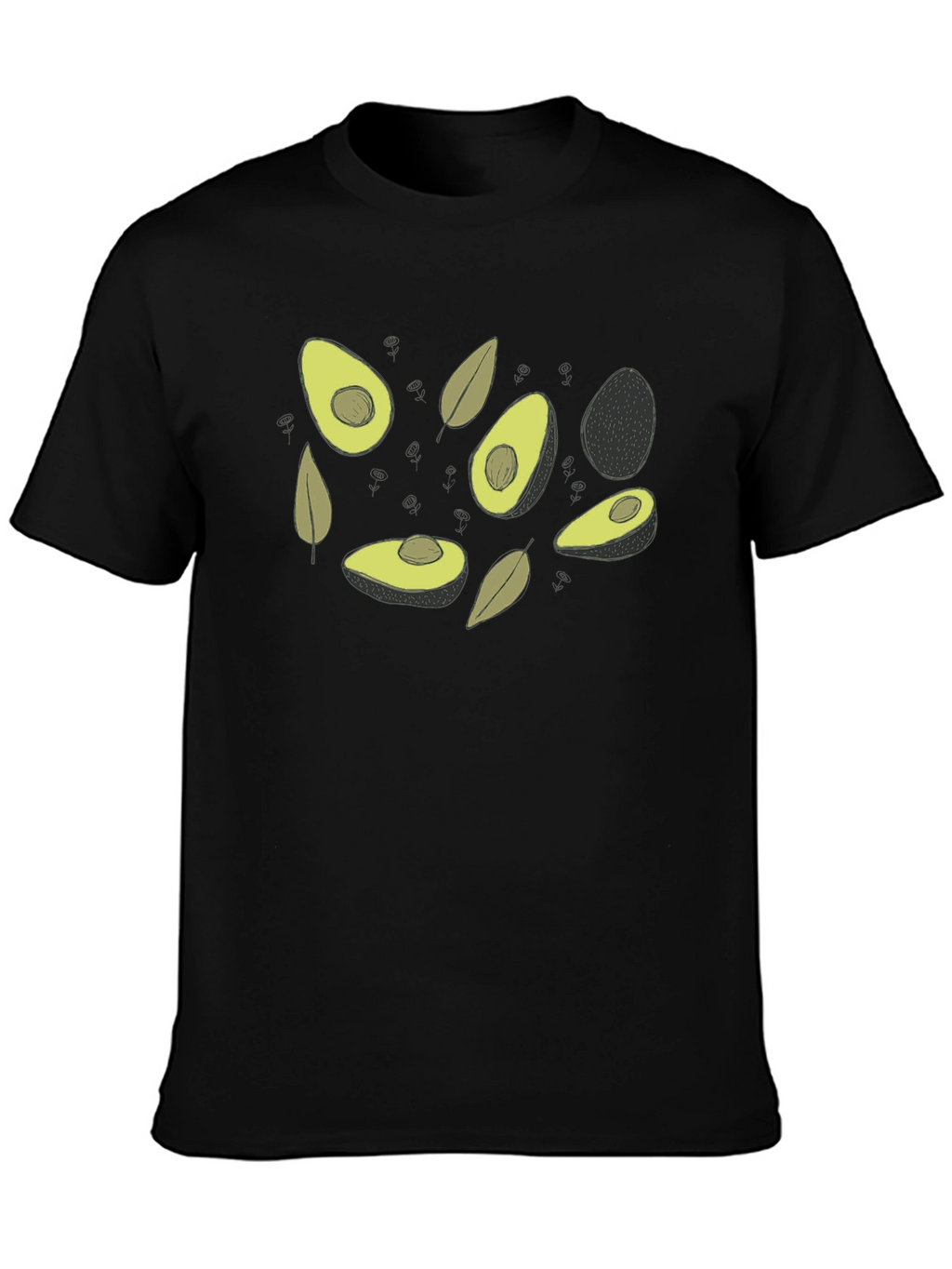 Avocado Graphic Tee - Trendy Fruit Design Shirt