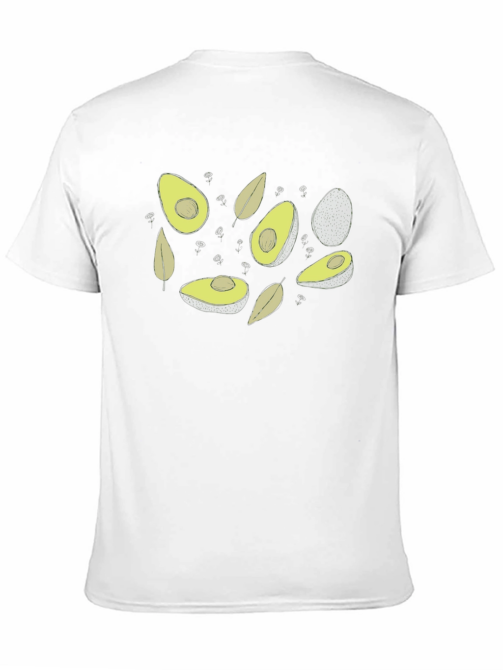 Avocado Graphic Tee - Trendy Fruit Design Shirt