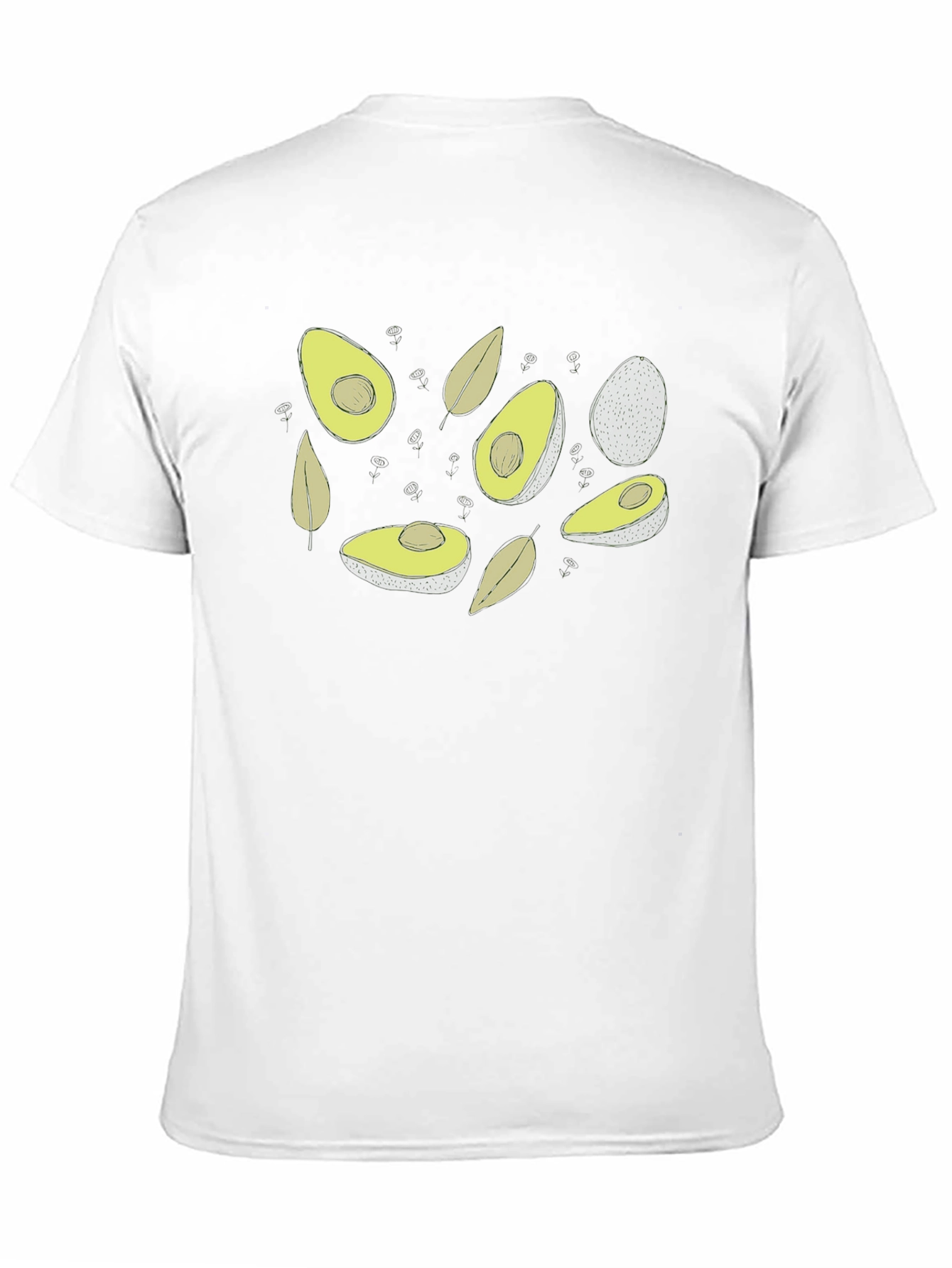 Avocado Graphic Tee - Trendy Fruit Design Shirt