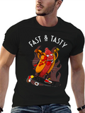 Fast & Tasty Hotdog Skateboarder T-Shirt
