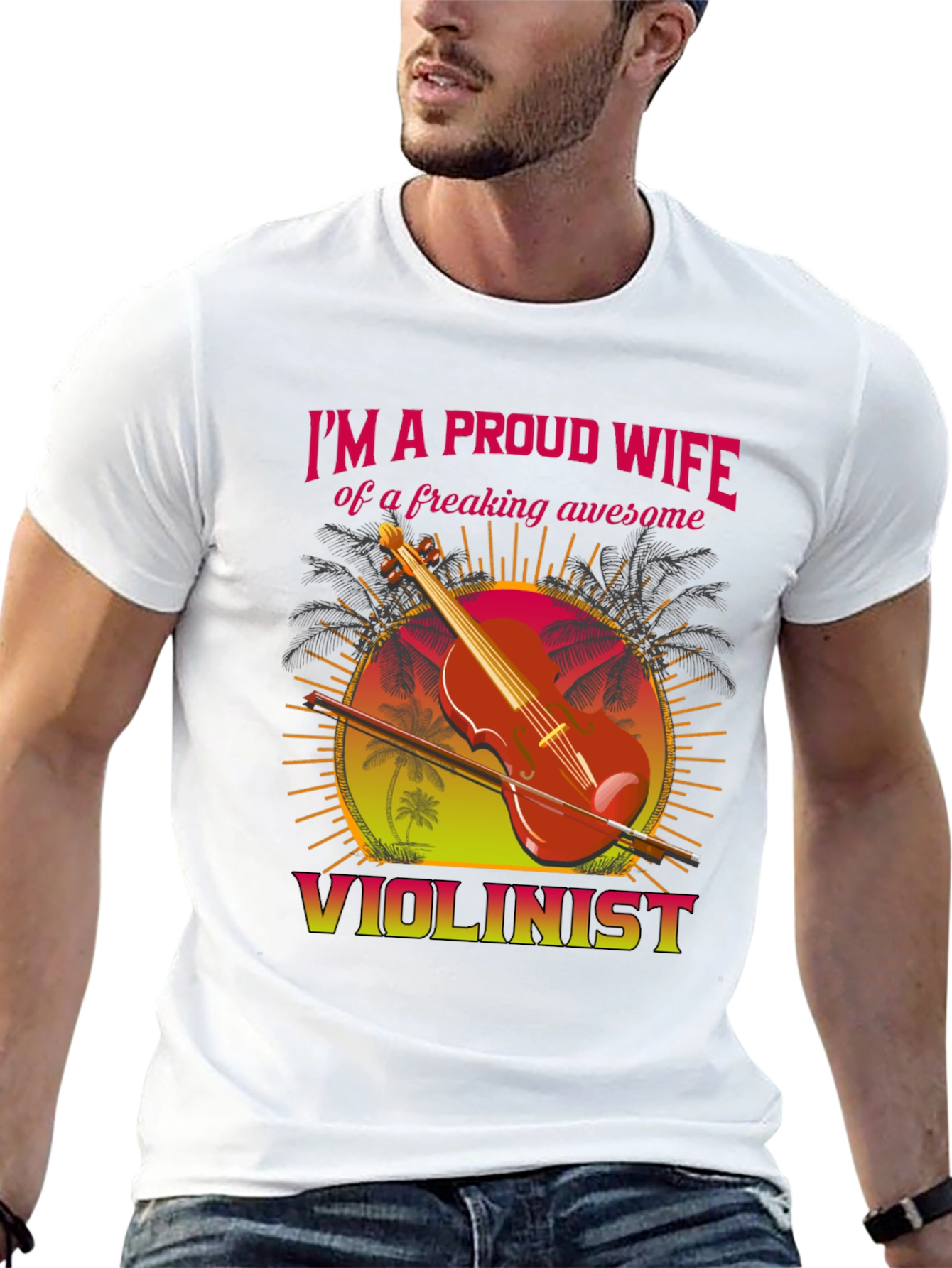 Proud Wife Violinist T-Shirt
