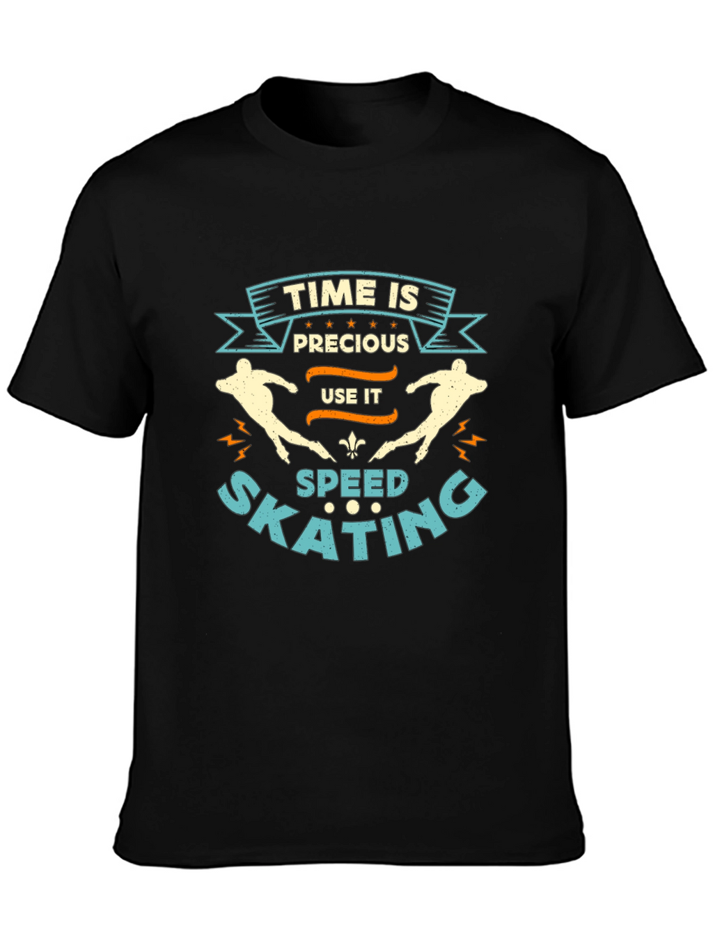 Time Is Precious Speed Skating T-Shirt