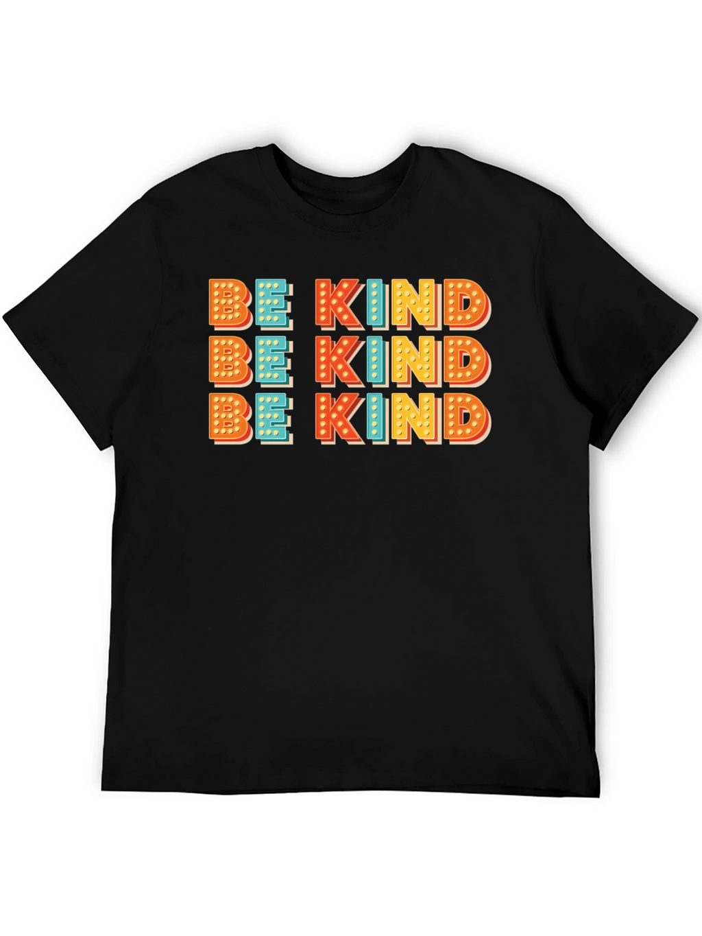 Be Kind Graphic Tee - Retro Style Kindness Shirt