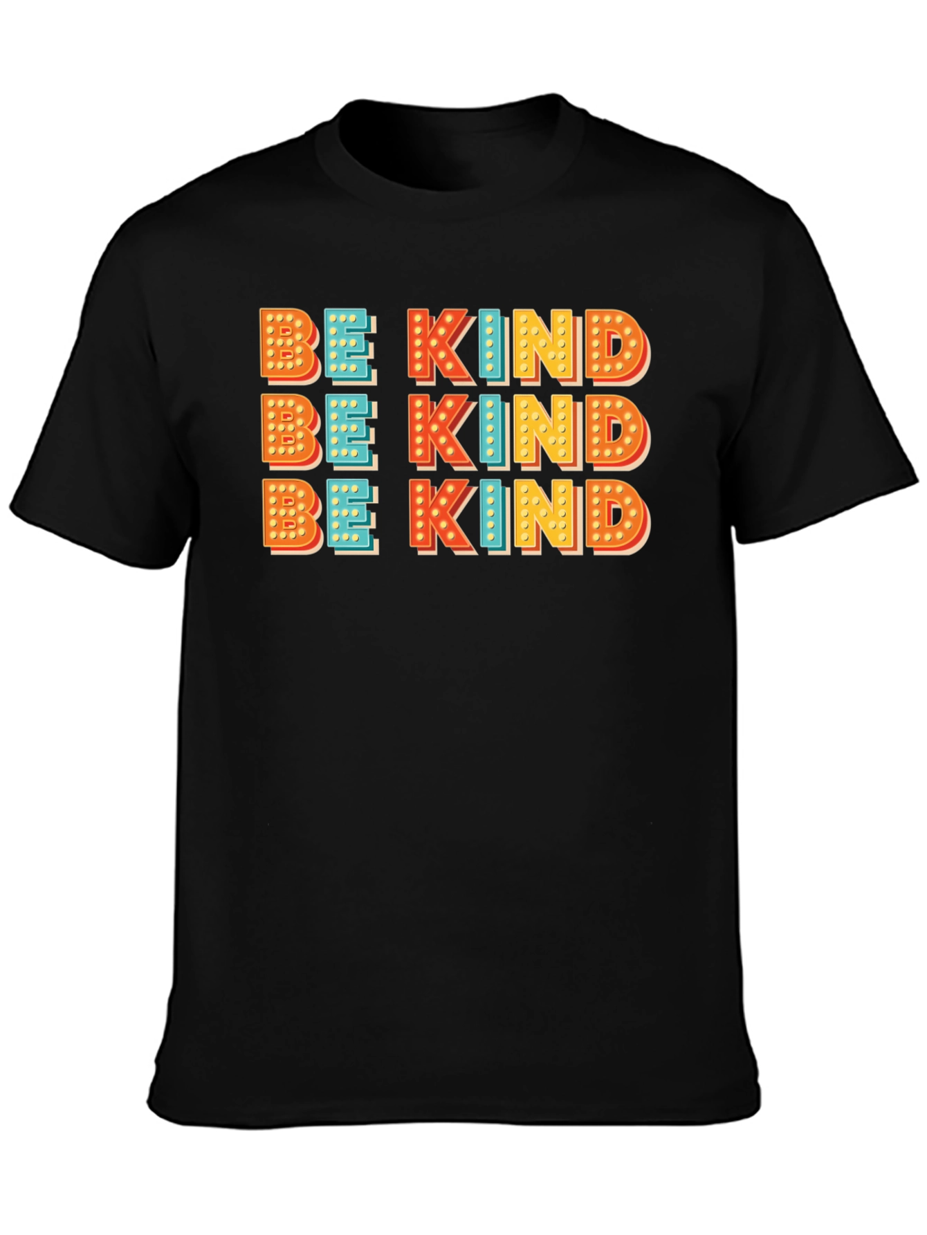 Be Kind Graphic Tee - Retro Style Kindness Shirt